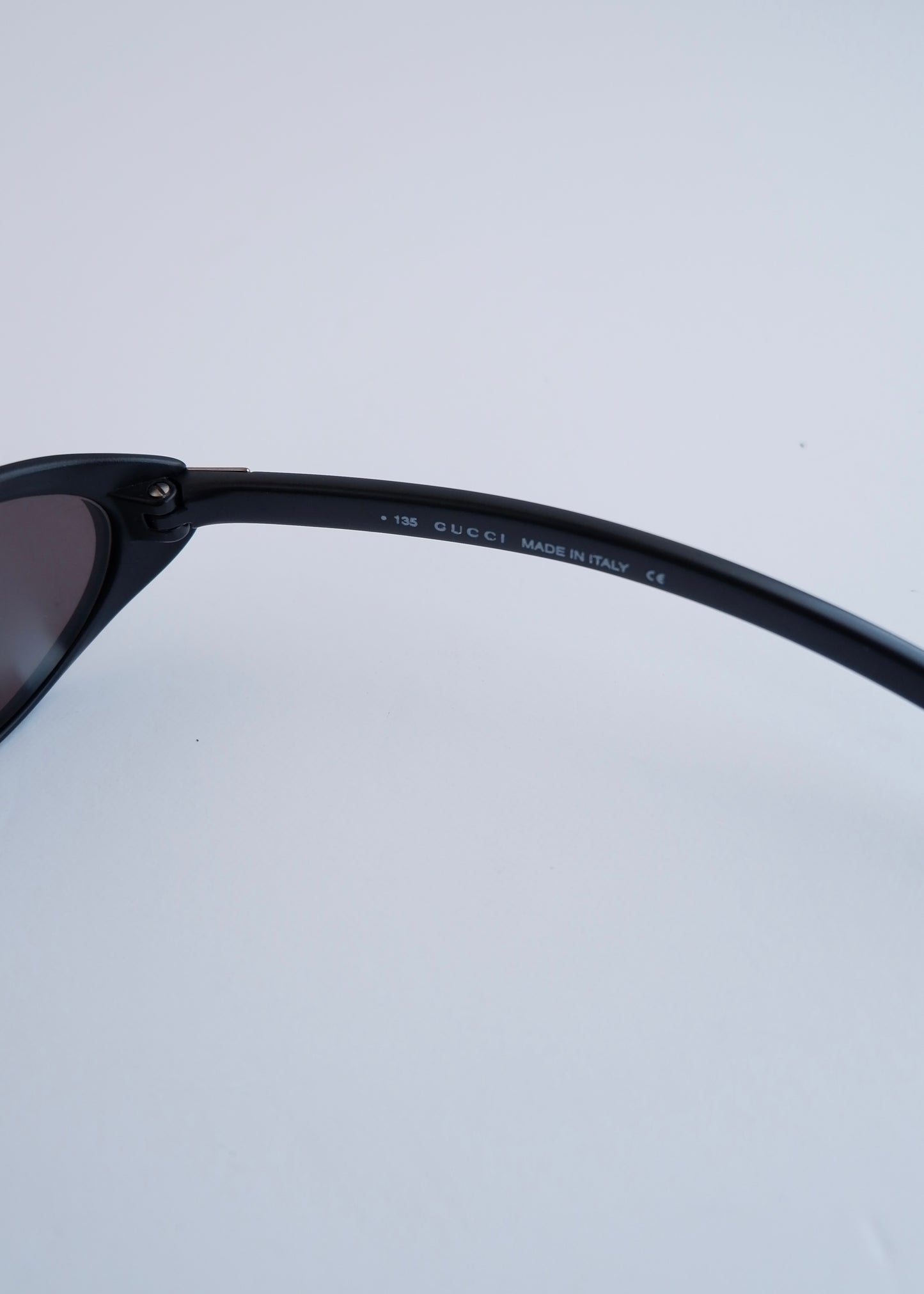 Authentic Preowned Gucci Black Round Frame Sport Sunglasses