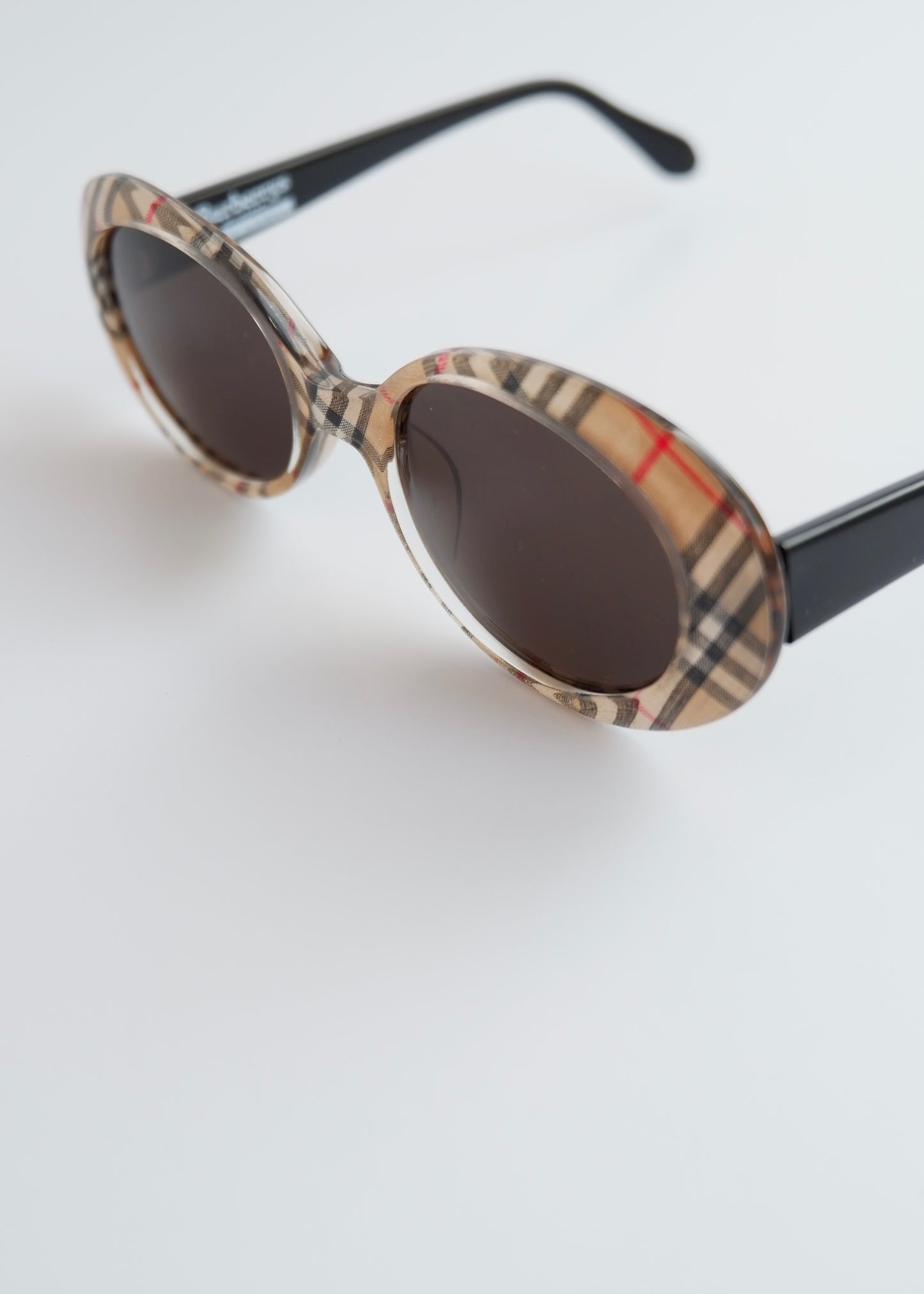 Authentic Preowned Vintage Burberrys of London Check Print Sunglasses