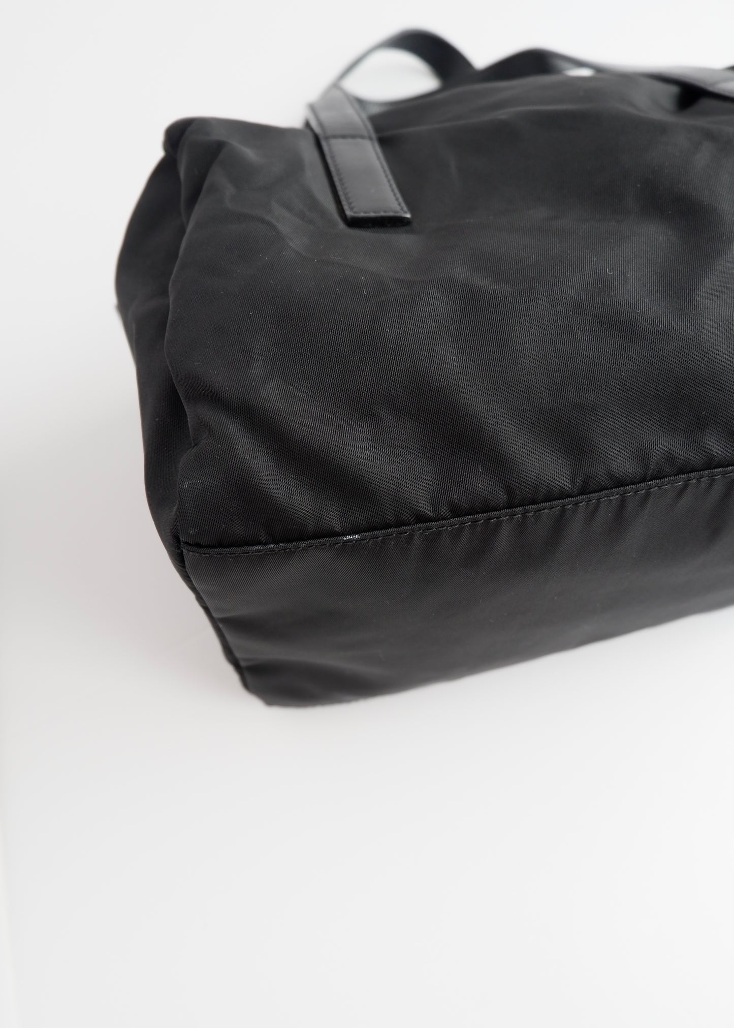 Authentic Preowned Prada Black Nylon Bowler Shoulder Bag