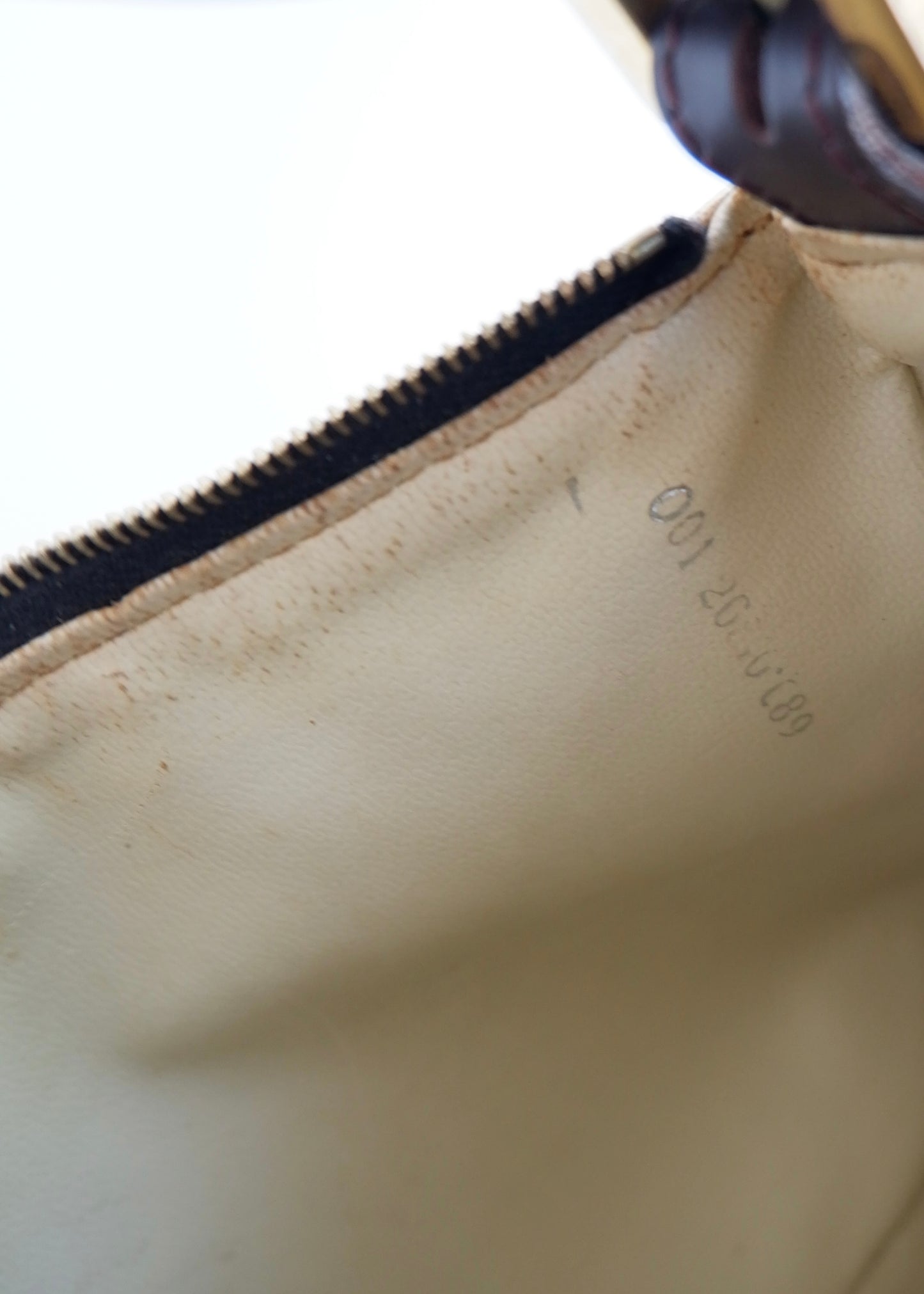 Authentic Preowned Fendi Brown Zucchino Micro Handbag