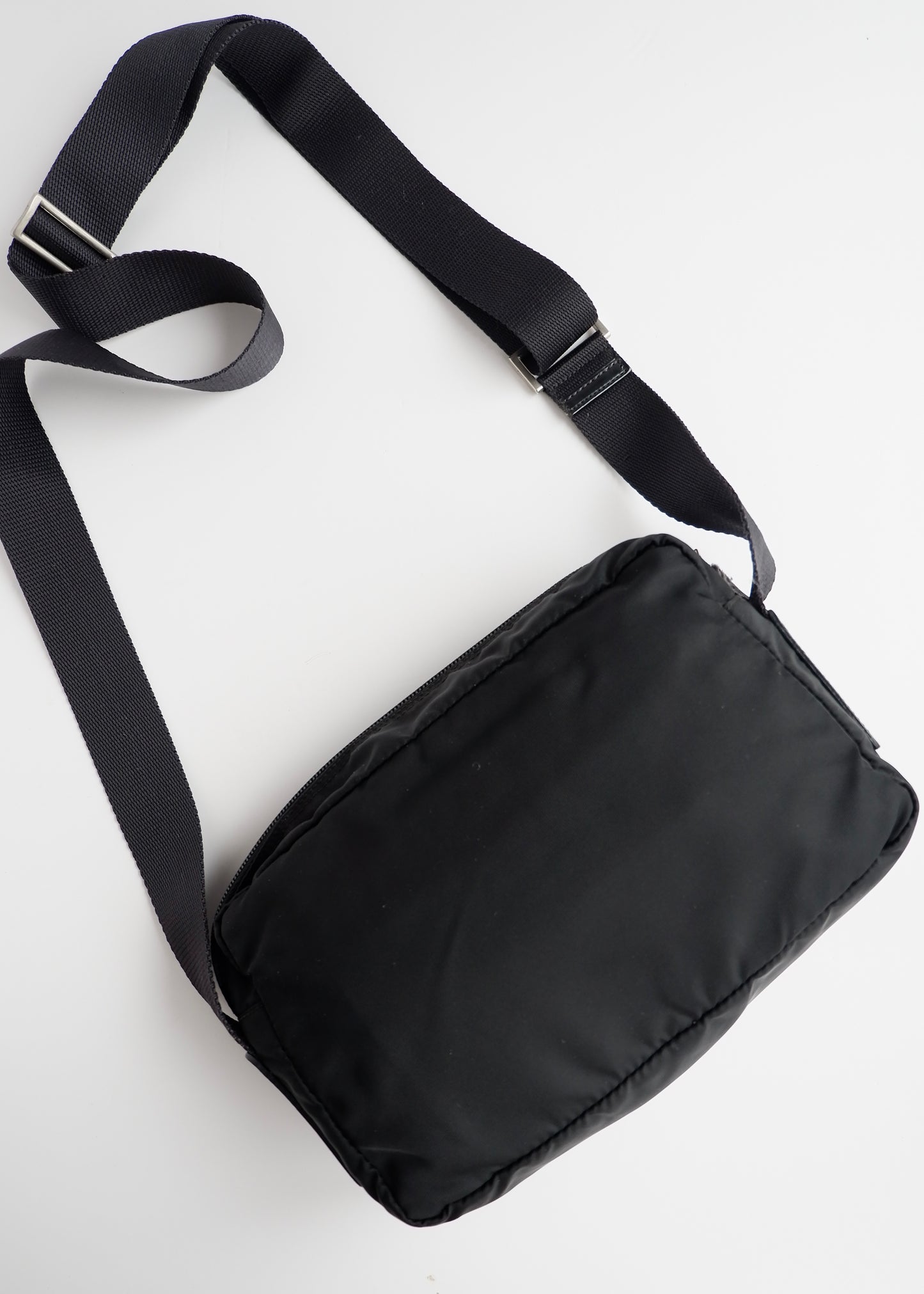 Authentic Preowned Prada Black Nylon Crossbody Bag