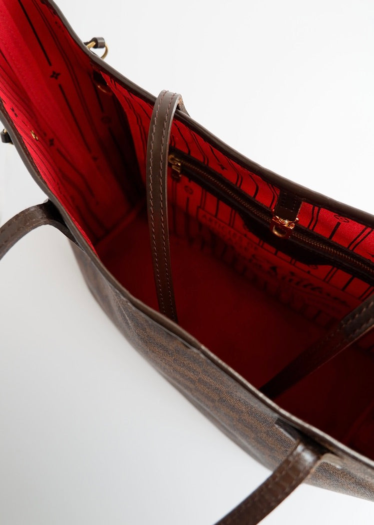 Authentic Preowned Louis Vuitton Damier Ebene Neverfull MM