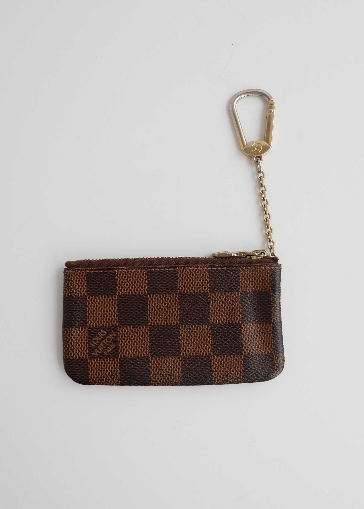 Authentic Preowned Louis Vuitton Damier Ebene Pochette Cle