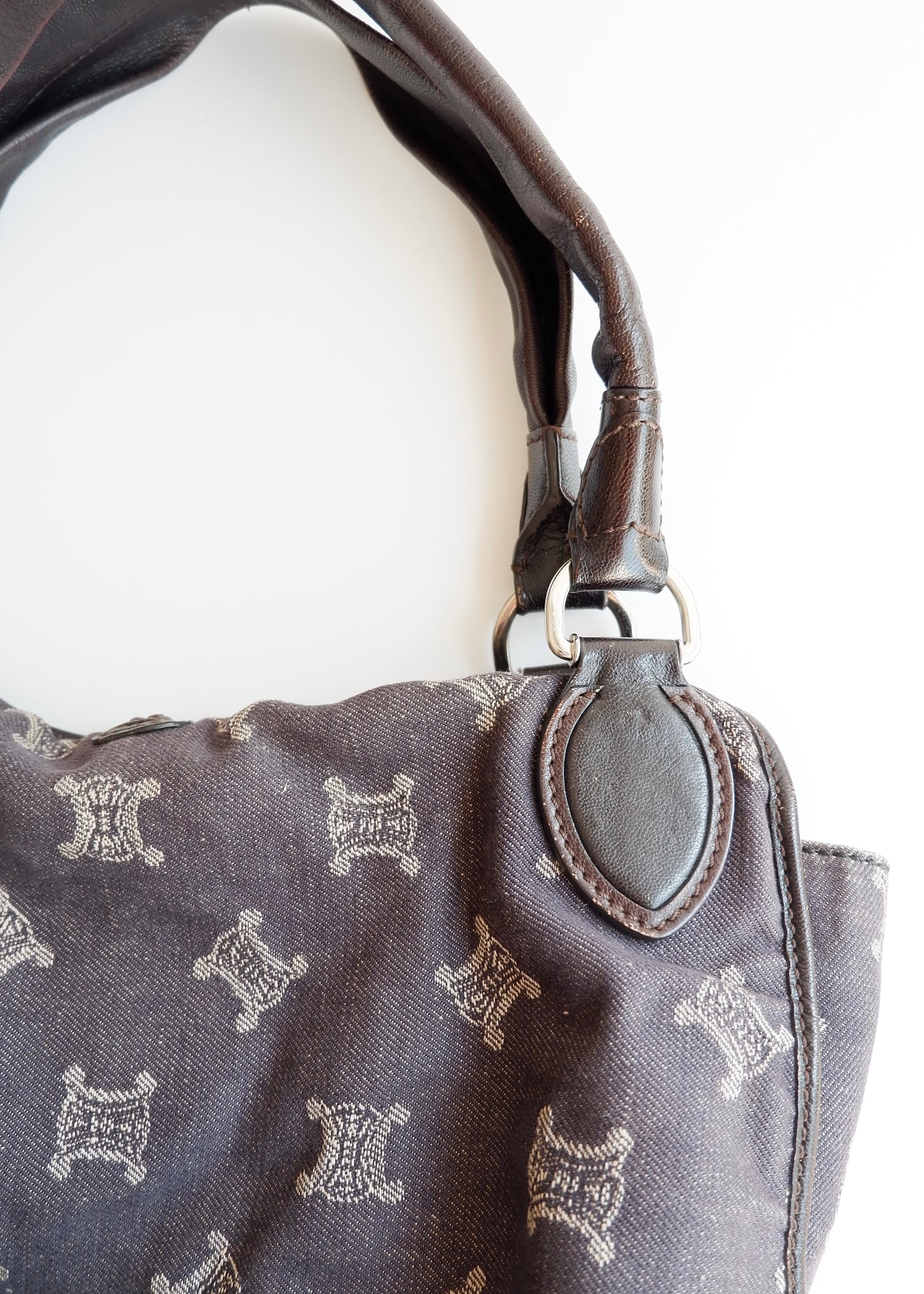 Authentic Preowned Celine Denim Hobo Shoulder Bag