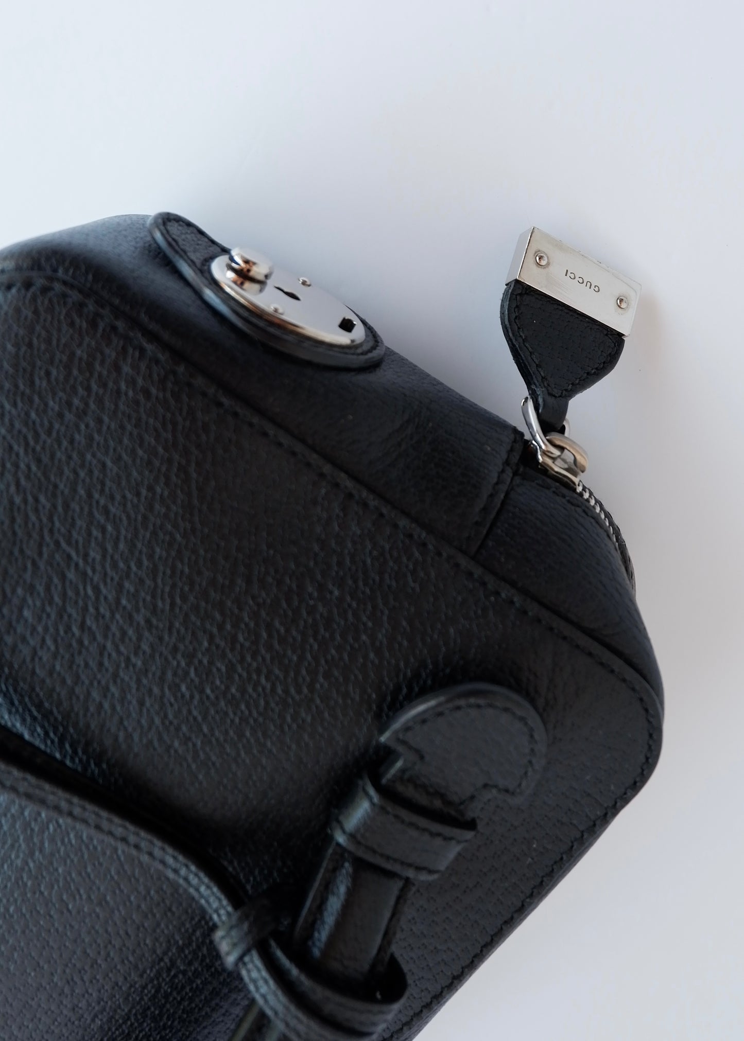 Authentic Preowned Gucci Black Leather Clutch