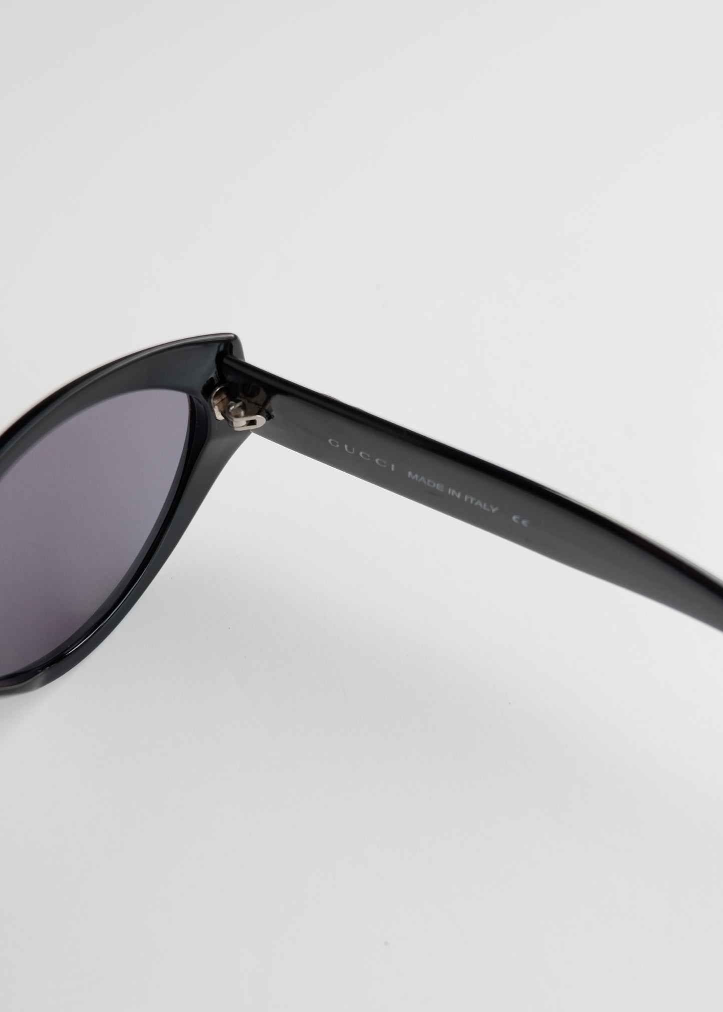 Authentic Preowned Gucci Black Cat Eye Sunglasses