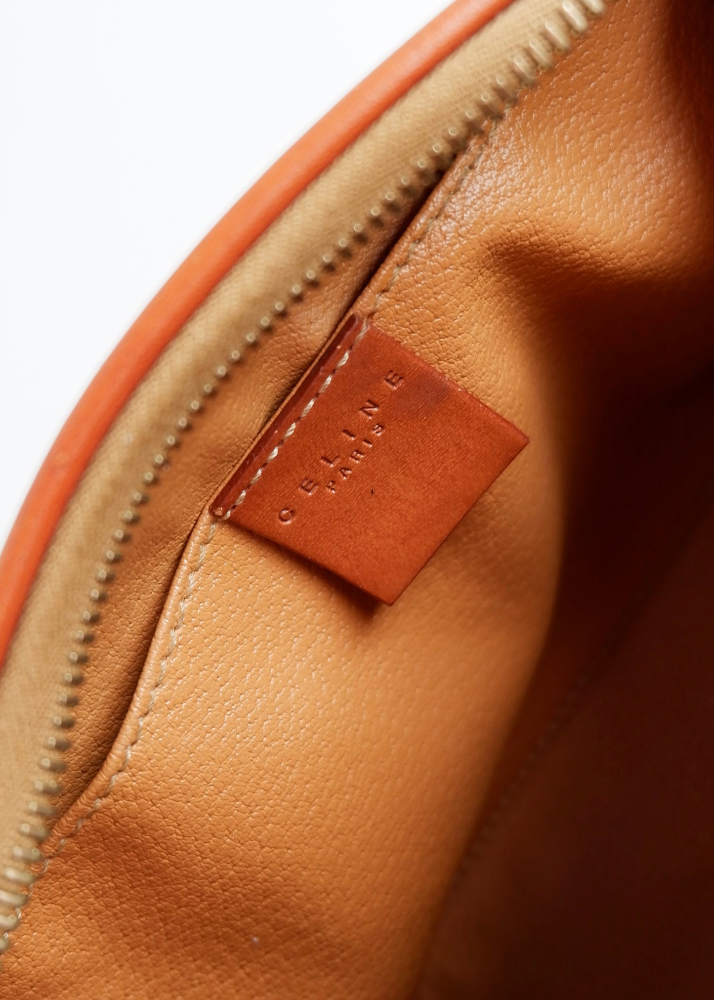 Authentic Preowned Vintage Celine Brown Macadam Clutch