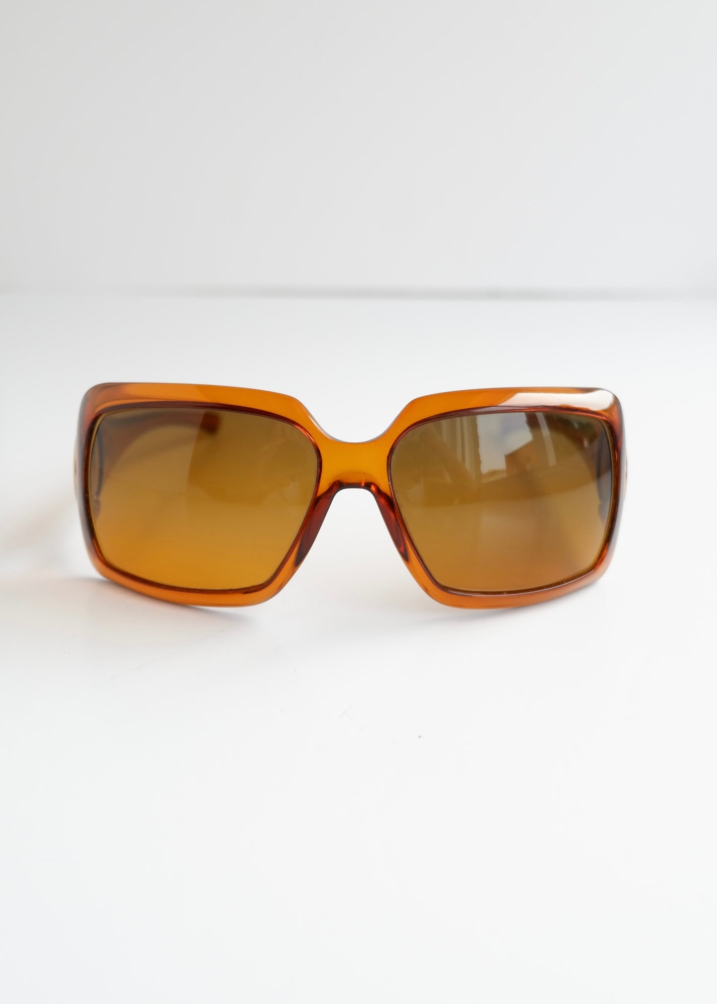 Authentic Preowned Gucci Brown Square Frame Horsebit Sunglasses