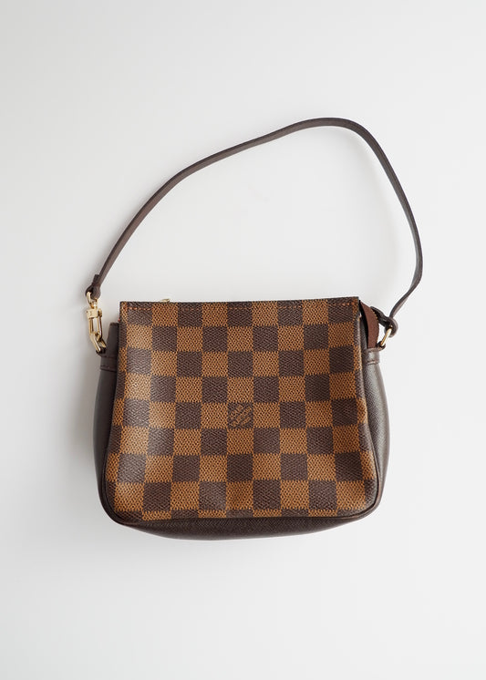 Authentic Preowned Louis Vuitton Damier Ebene Trousse Shoulder Bag
