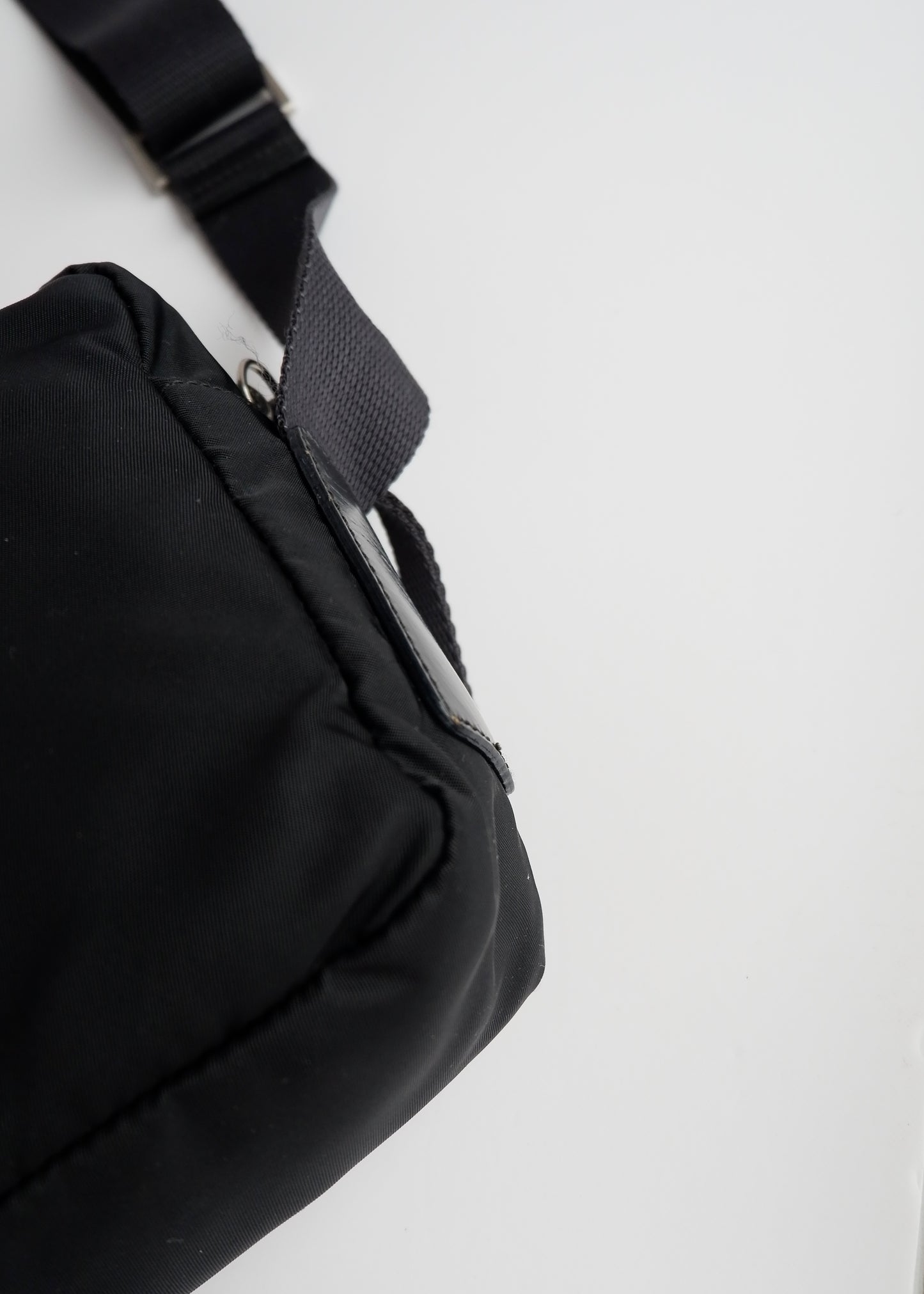 Authentic Preowned Prada Black Nylon Crossbody Bag