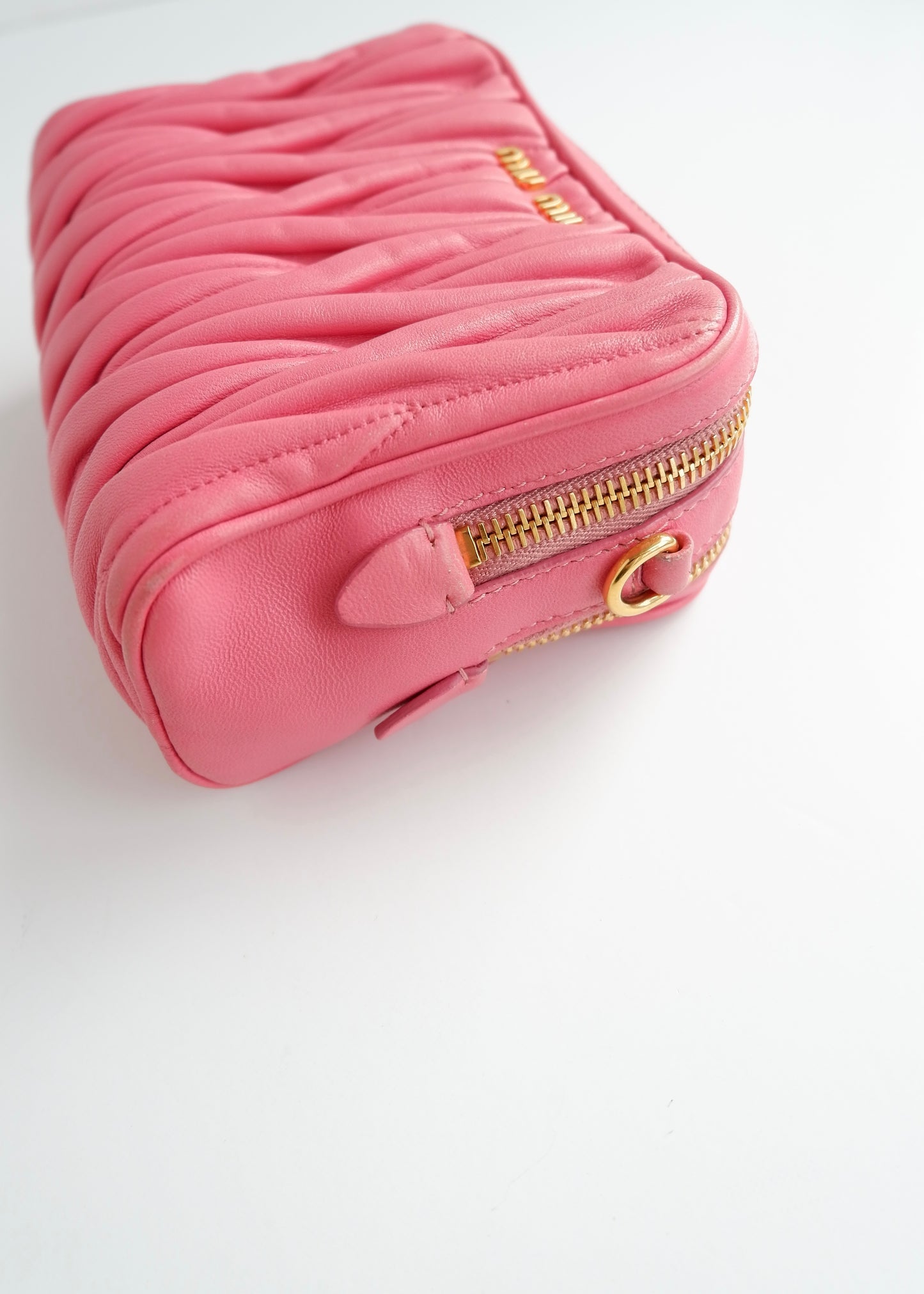 Authentic Preowned Miu Miu Pink Leather Crossbody