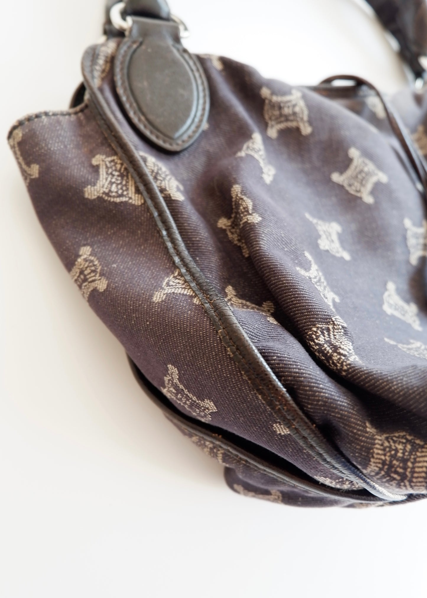 Authentic Preowned Celine Denim Hobo Shoulder Bag