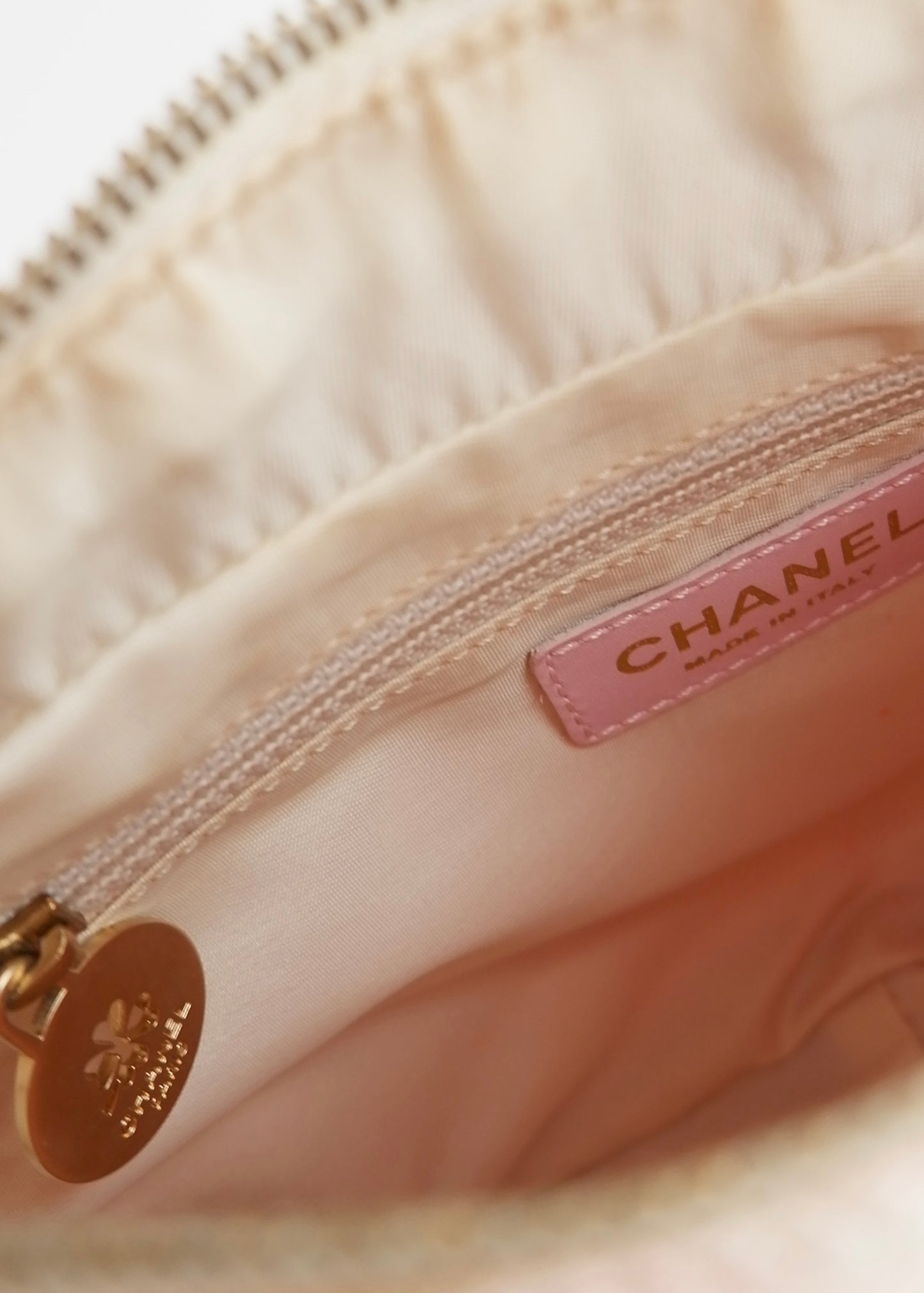 Authentic Preowned Chanel Pink Travel Line Shoulder Bag