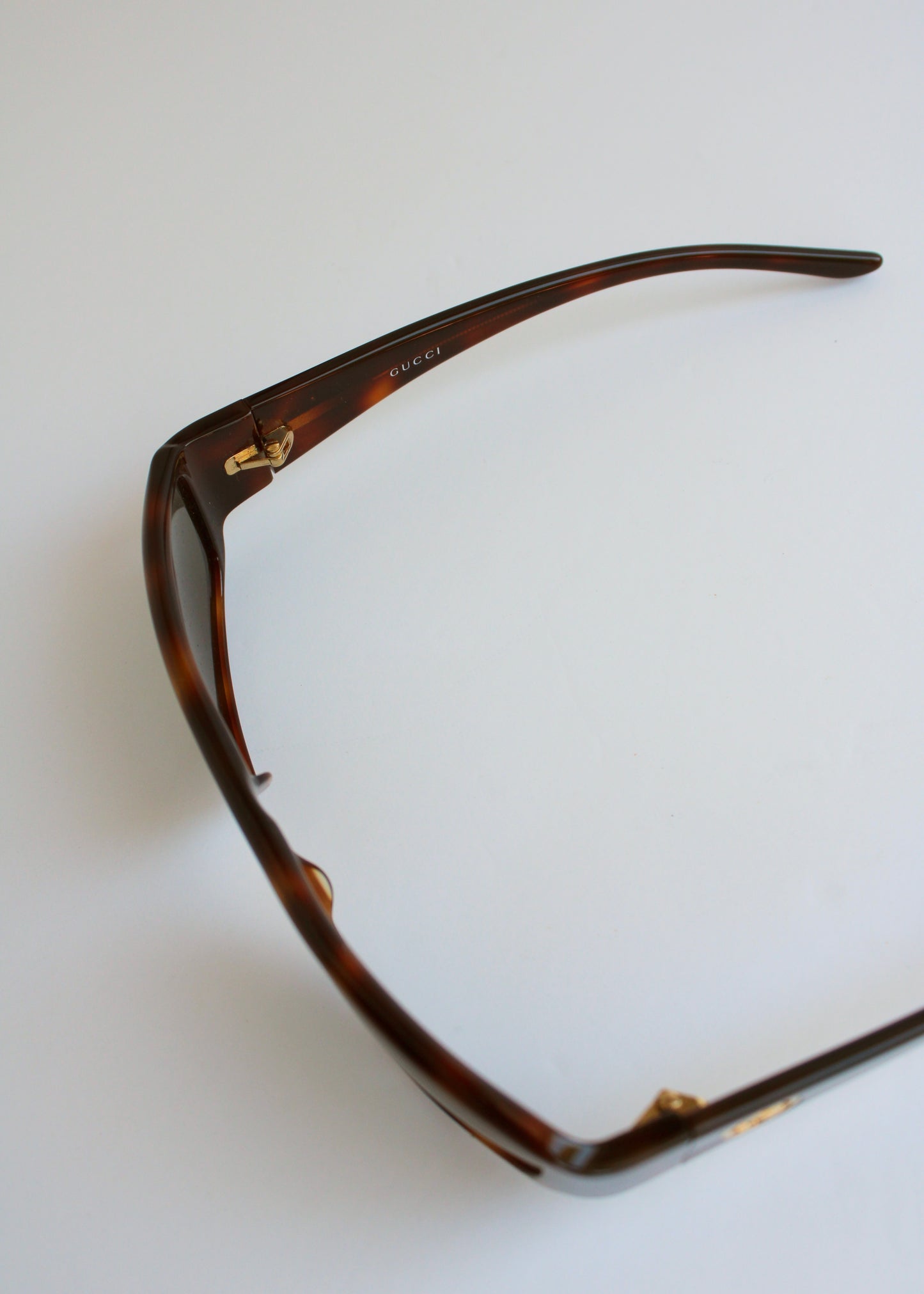 Authentic Preowned Vintage Gucci Brown Square Frame Sunglasses