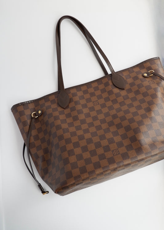 Authentic Preowned Louis Vuitton Damier Ebene Neverfull MM