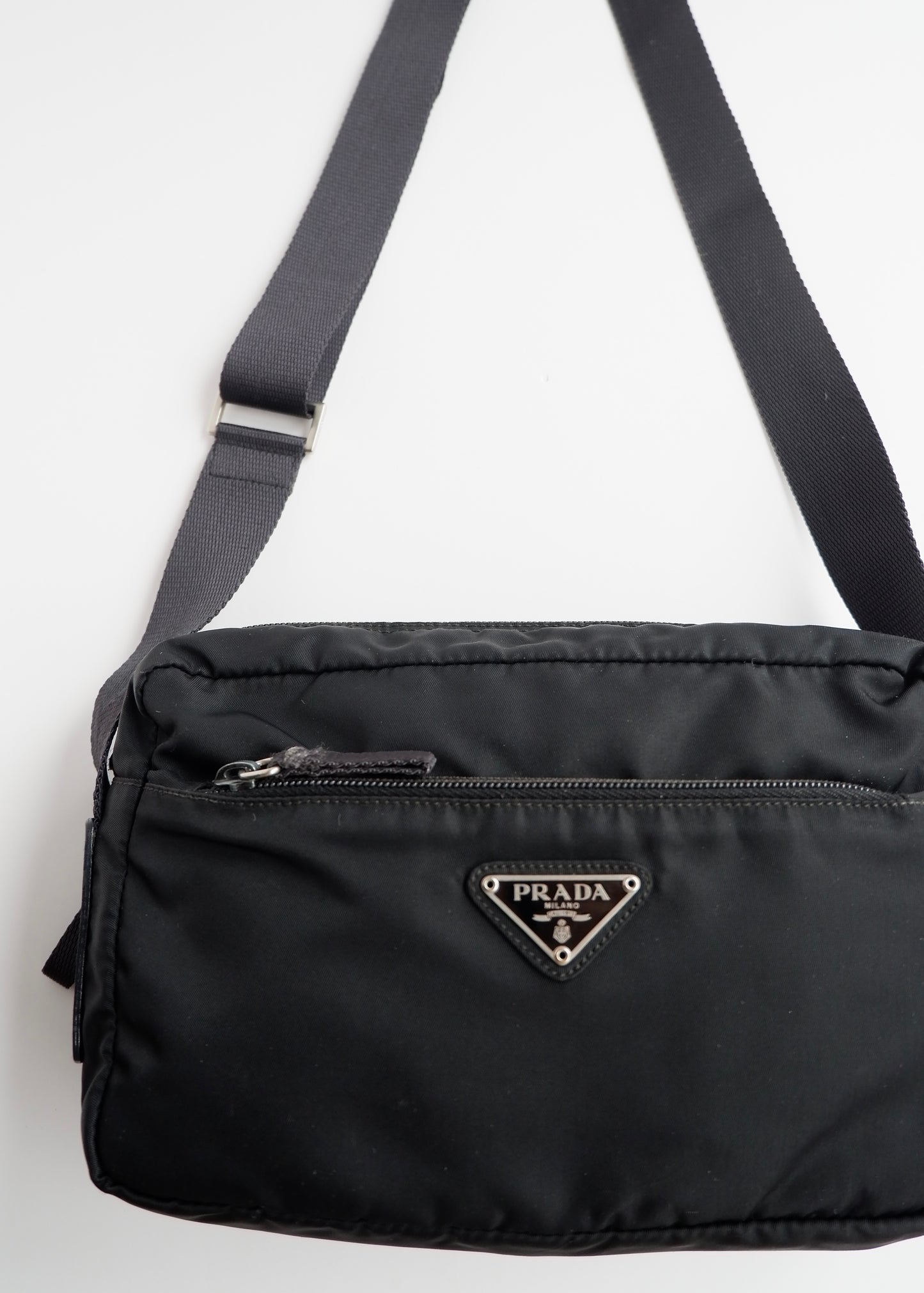 Authentic Preowned Prada Black Nylon Crossbody Bag