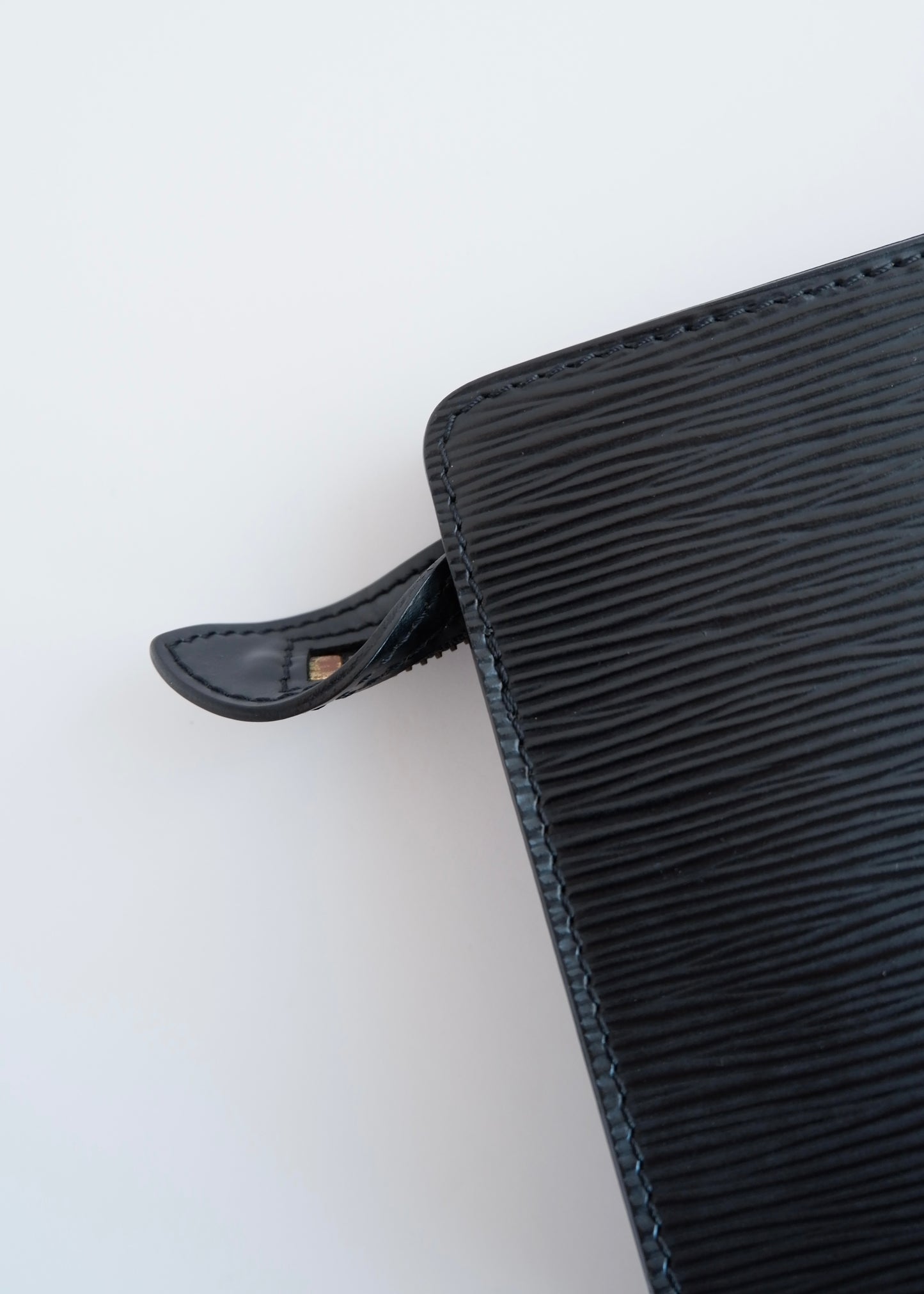 Authentic Preowned Louis Vuitton Black Epi Clutch