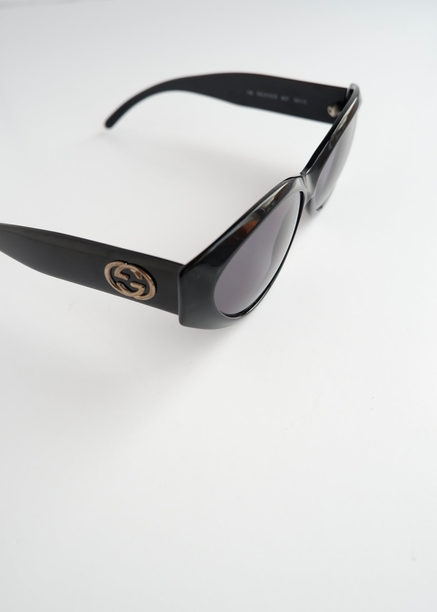 Authentic Preowned Gucci Black Cat Eye Sunglasses