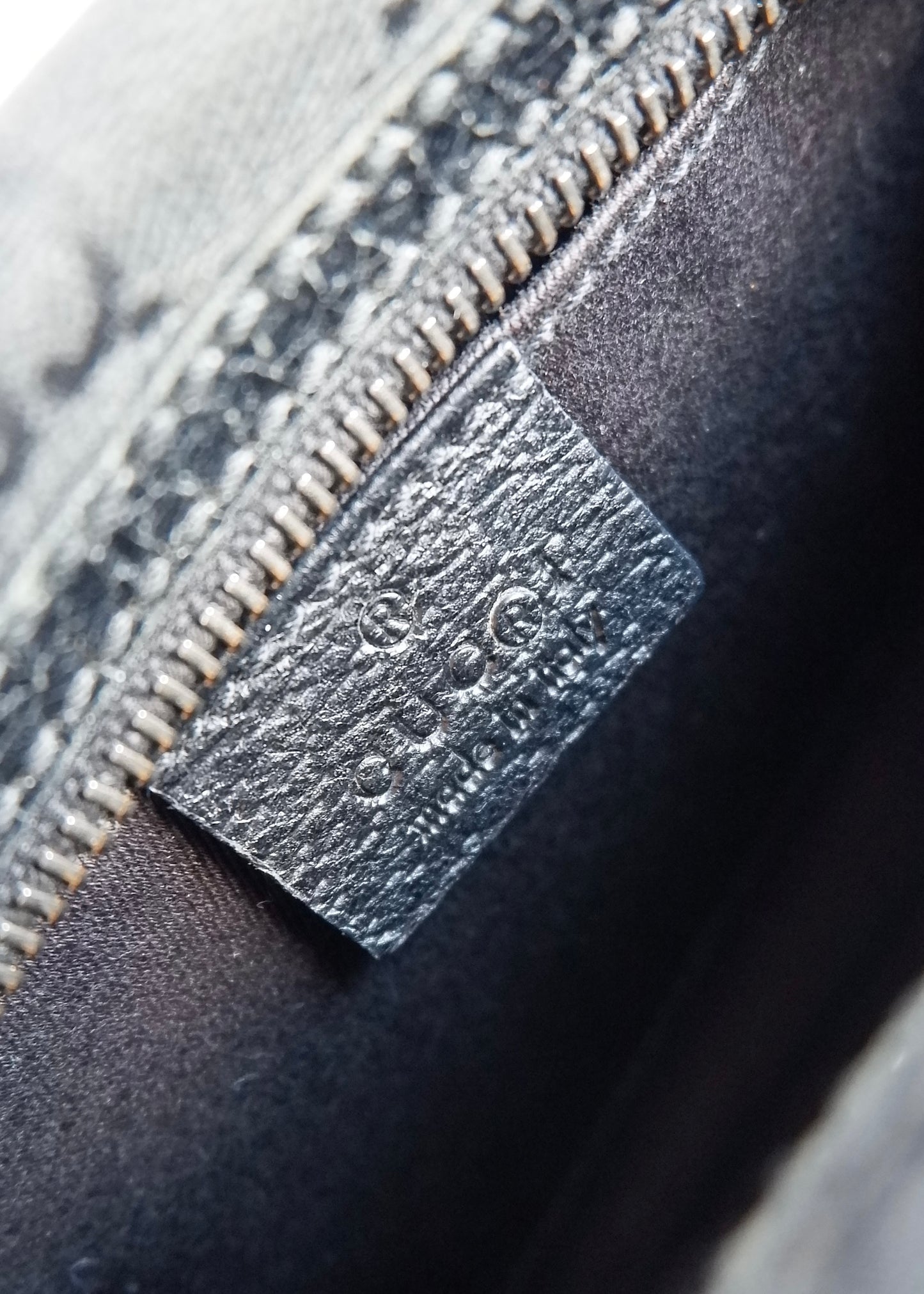 Authentic Preowned Gucci Black GG Canvas Mini Boston Bag