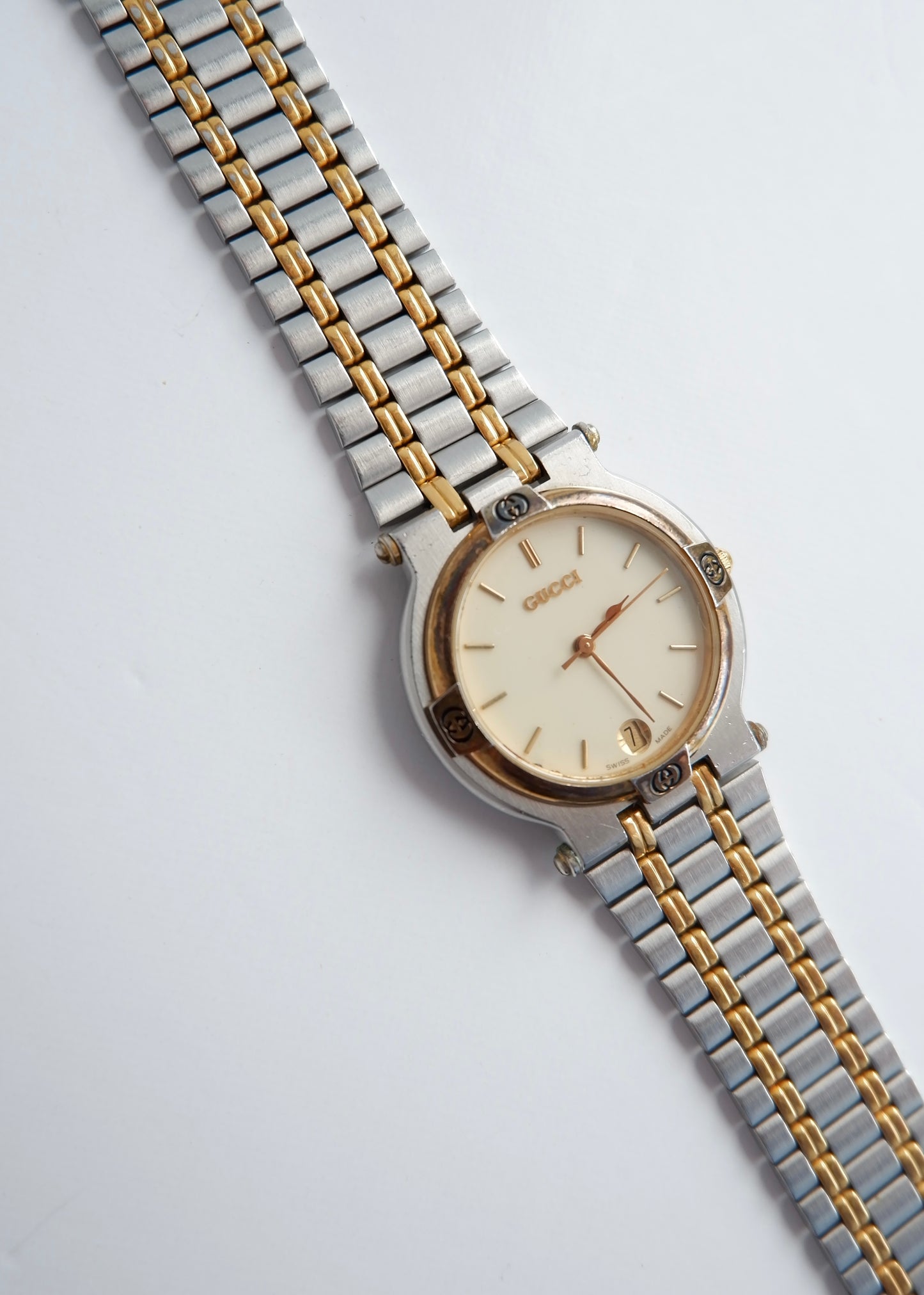 Authentic Preowned Vintage Gucci Two Tone Watch