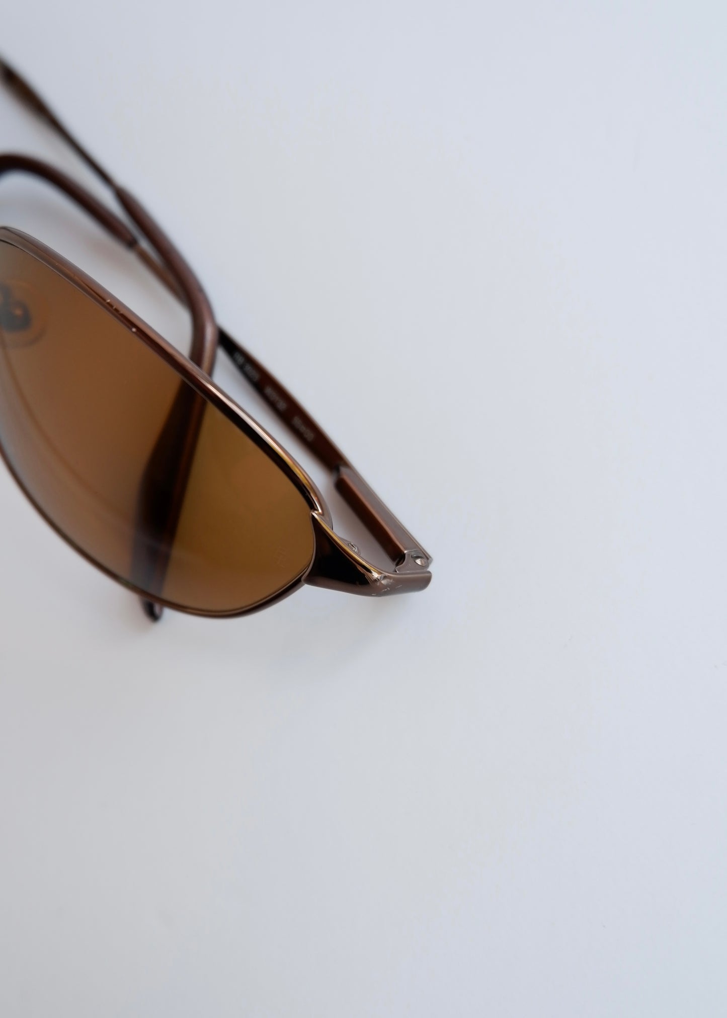 Authentic Preowned Vintage Ray Ban Brown Metal Frame Sunglasses