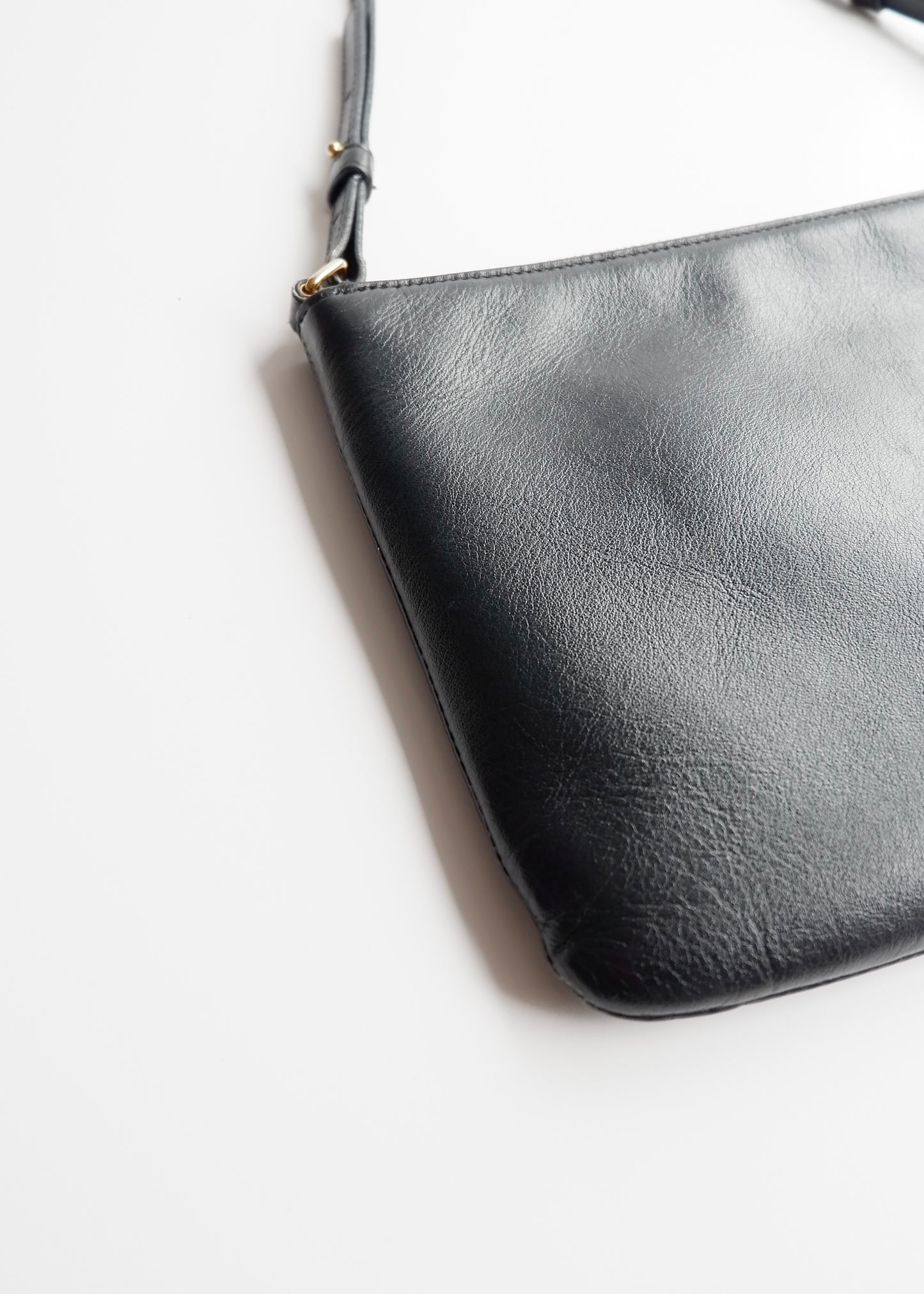 Authentic Preowned Saint Laurent YSL Black Leather Teen Monogram Crossbody Bag