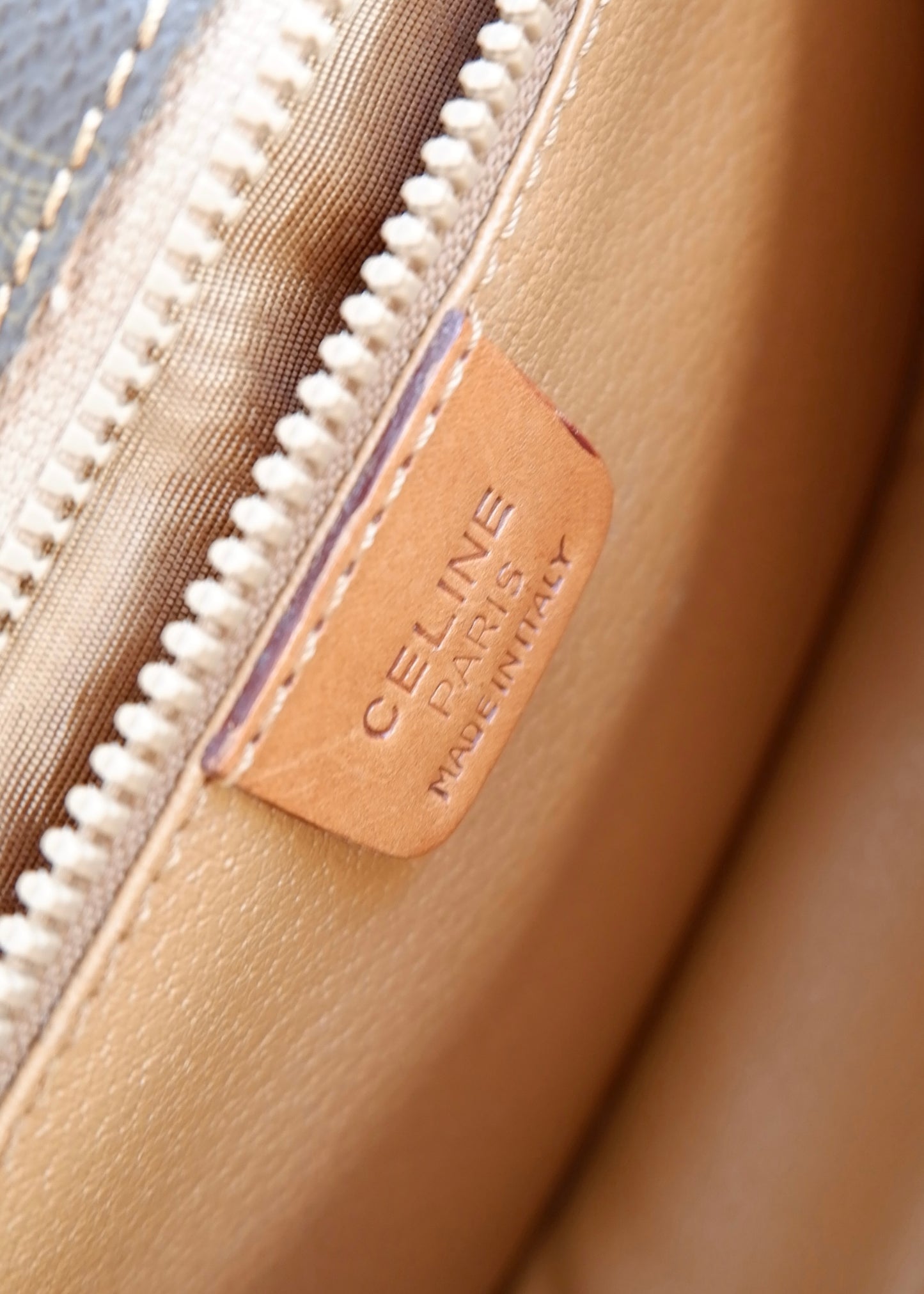 Authentic Preowned Vintage Celine Macadam Crossbody Bag