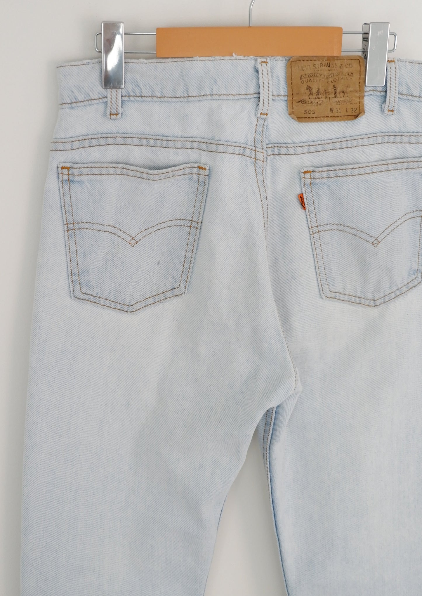 Levis Vintage 505 Light Wash Jeans - 30