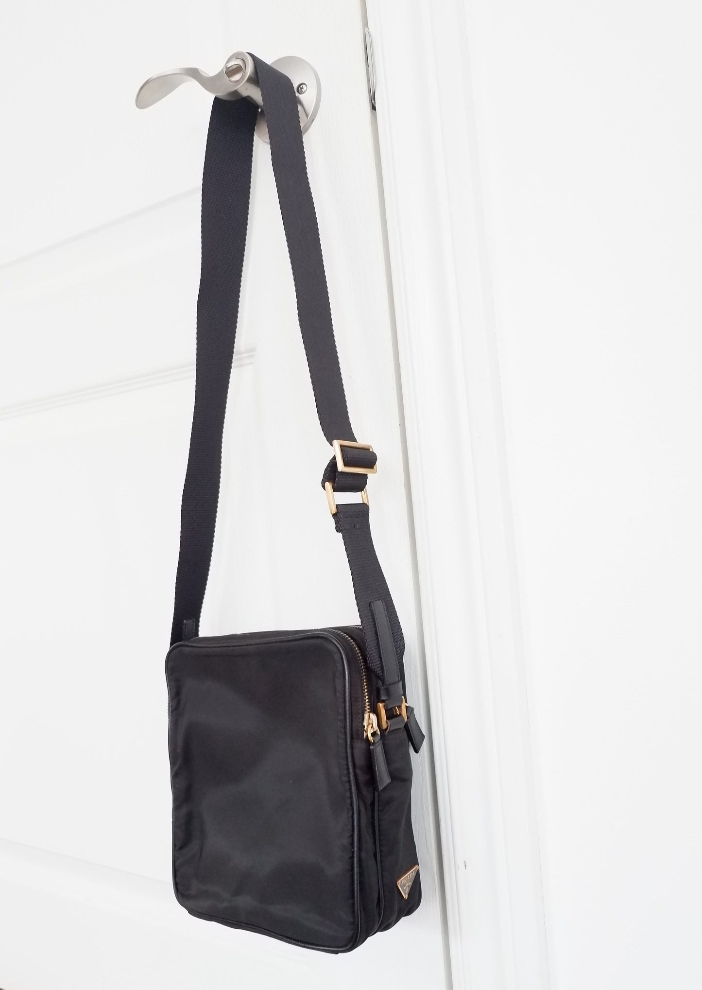 Authentic Preowned Prada Black Nylon Crossbody Bag