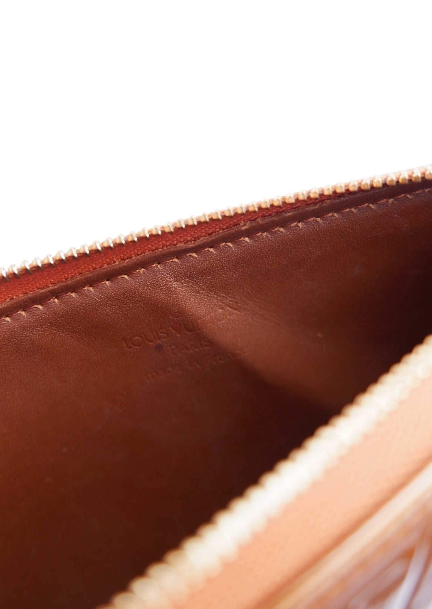 Authentic Preowned Louis Vuitton Gold Monogram Vernis Lexington Pochette