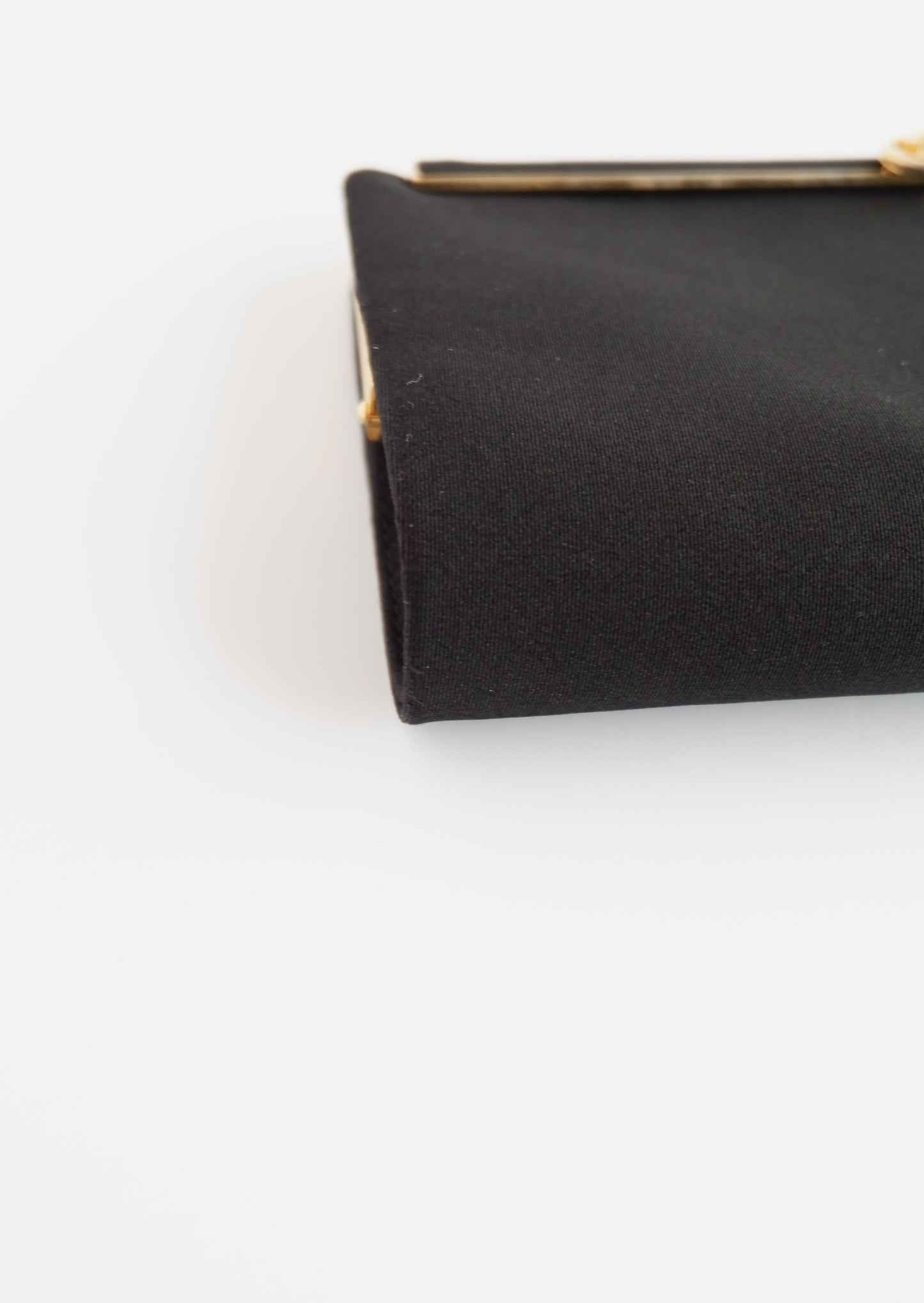 Authentic Preowned Vintage Gucci Black Fabric Clutch