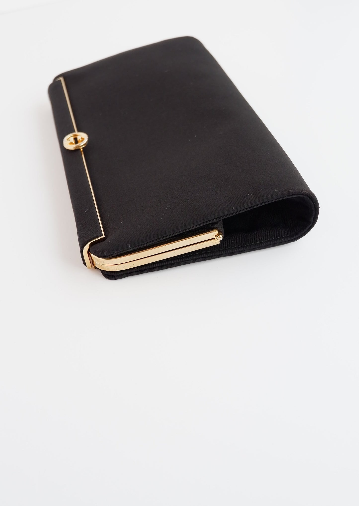 Authentic Preowned Vintage Gucci Black Fabric Clutch