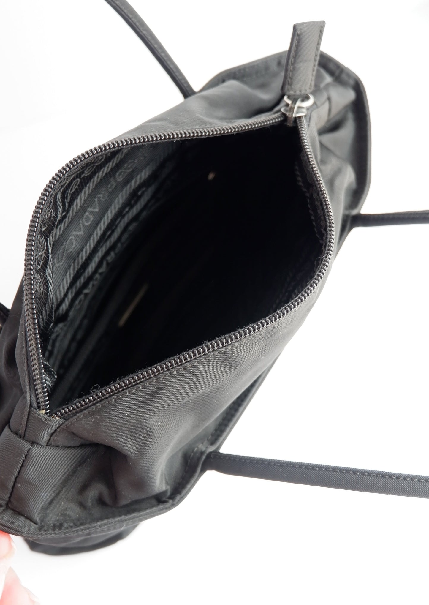 Authentic Preowned Prada Black Nylon Small Tote Bag