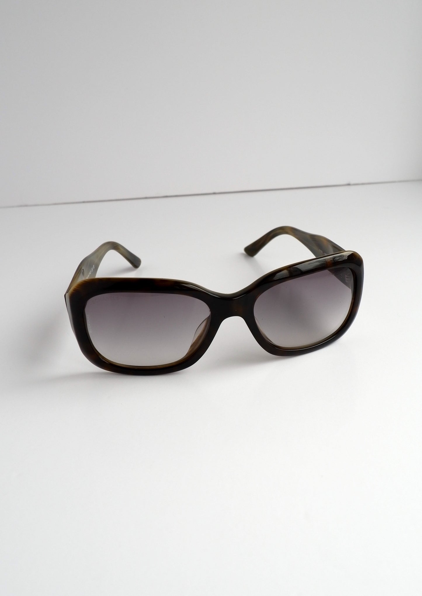 Authentic Preowned Chanel Brown Tortoise Square Frame Sunglasses