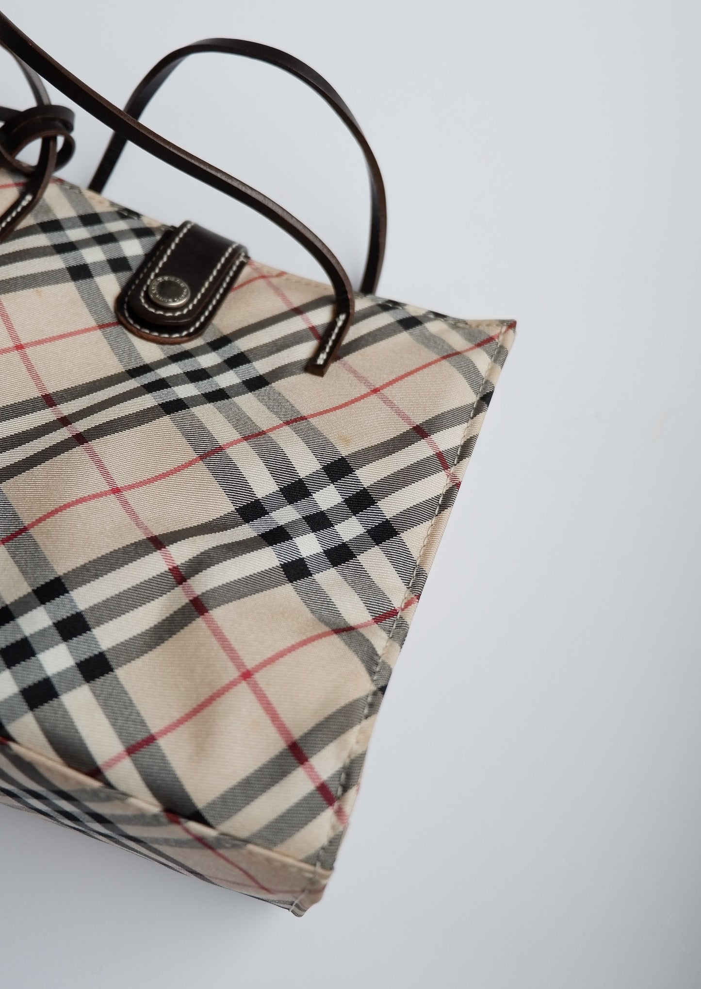 Authentic Preowned Burberry Vintage Check Top Handle Mirco Tote