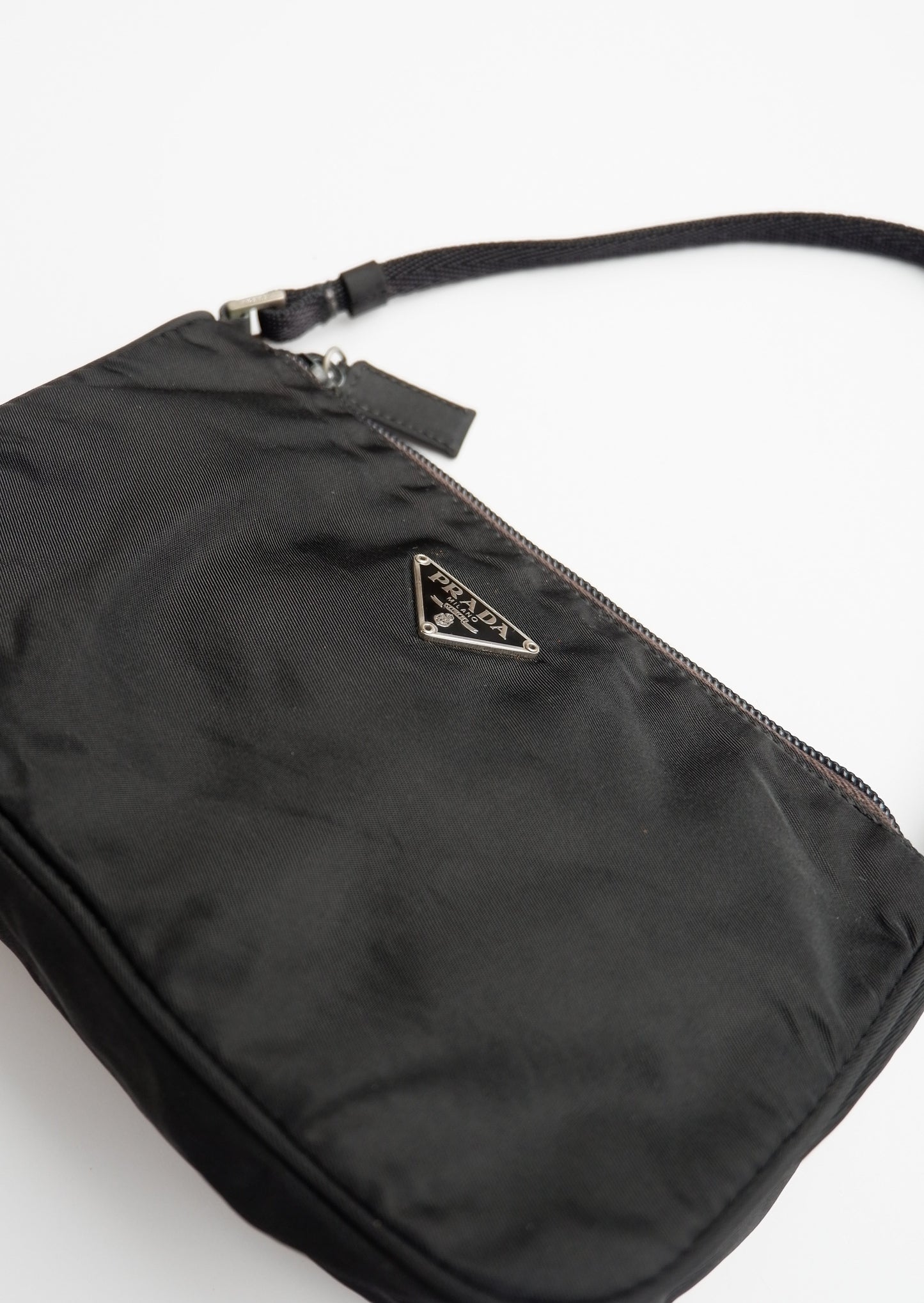 Authentic Preowned Prada Black Nylon Micro Shoulder Bag