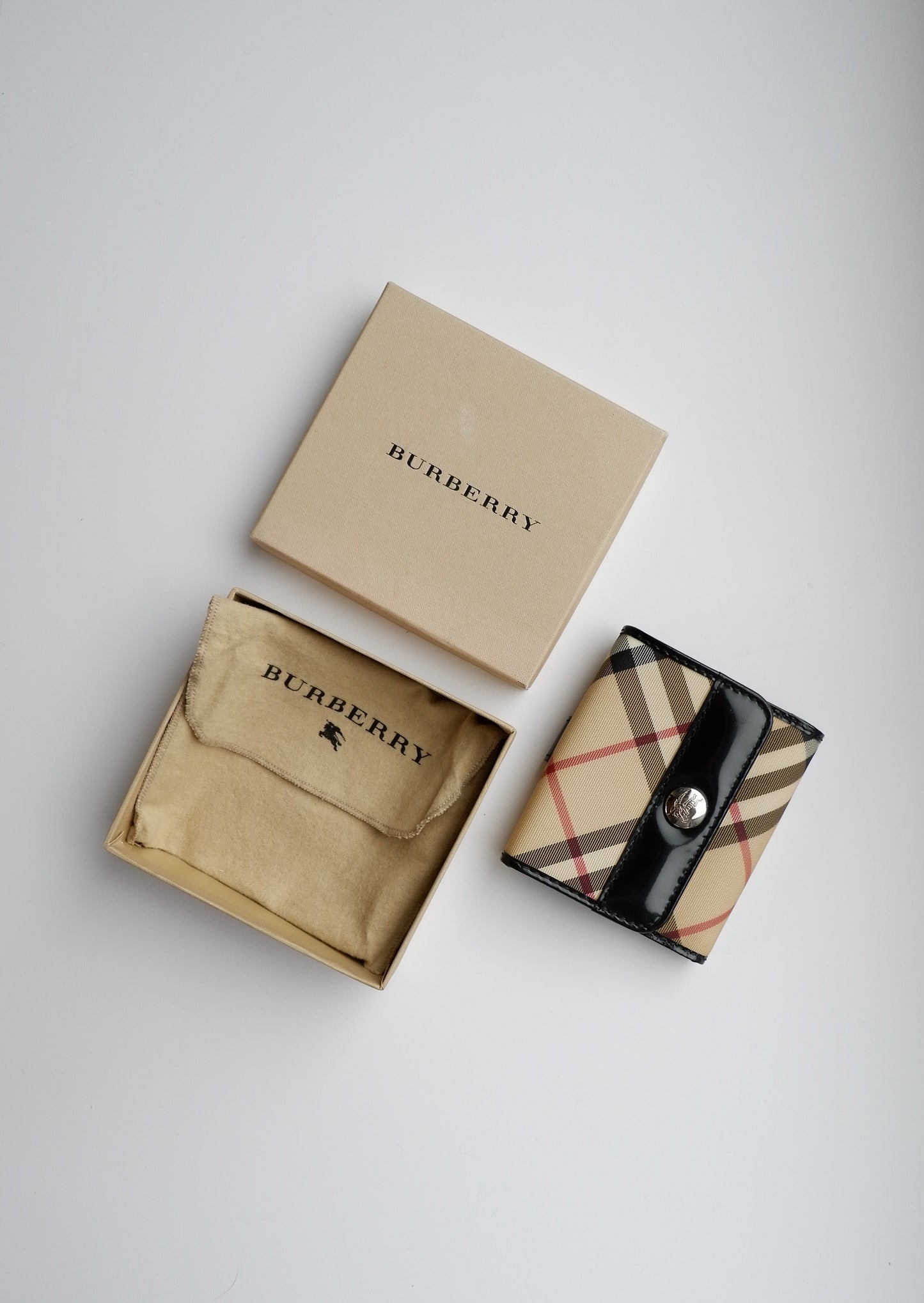 Authentic Preowned Burberry Nova Check Coated Canvas Bi-Fold Wallet