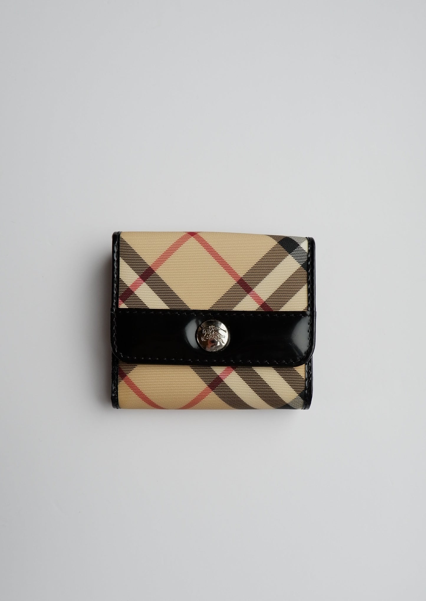 Authentic Preowned Burberry Nova Check Coated Canvas Bi-Fold Wallet