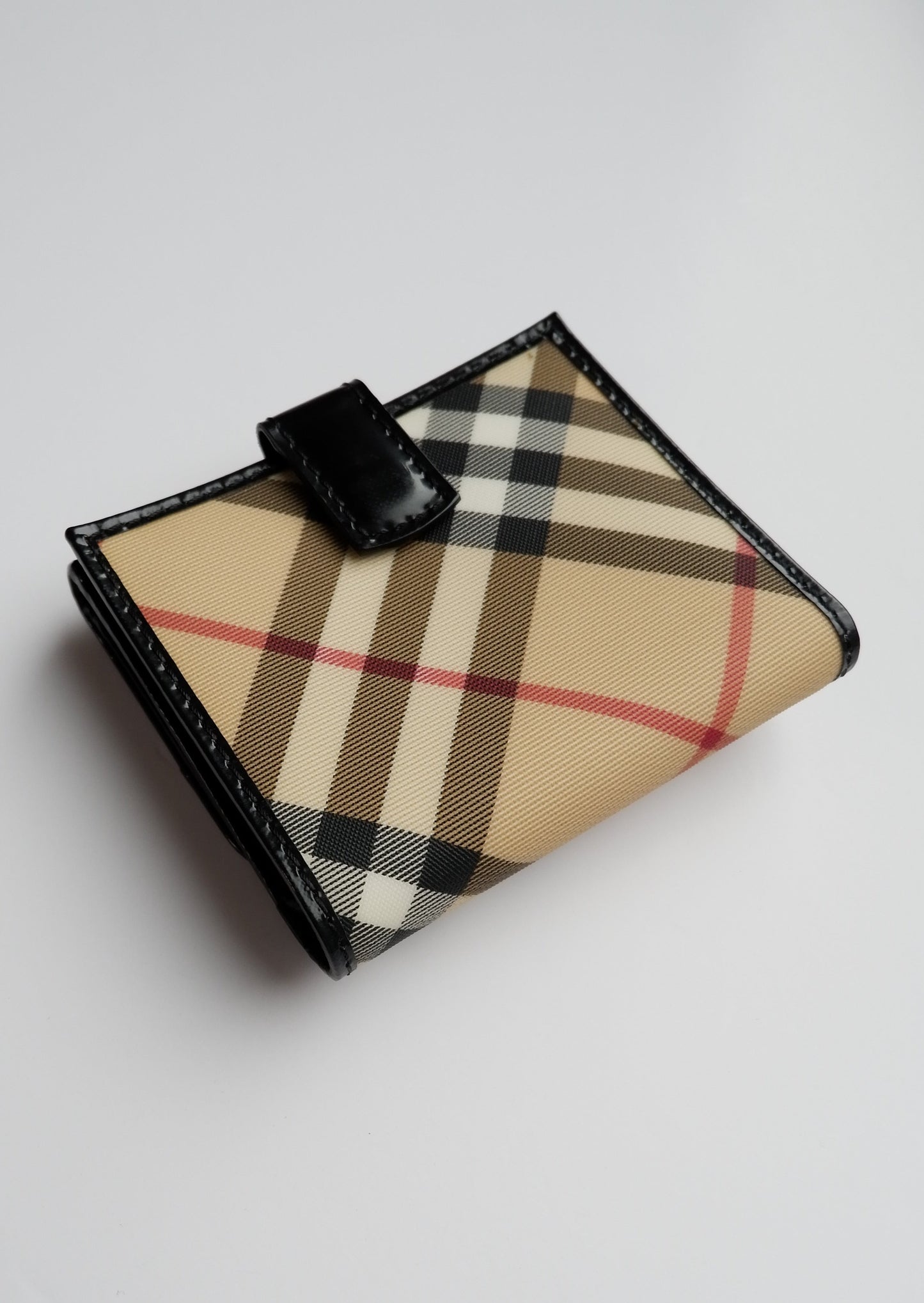 Authentic Preowned Burberry Nova Check Coated Canvas Bi-Fold Wallet