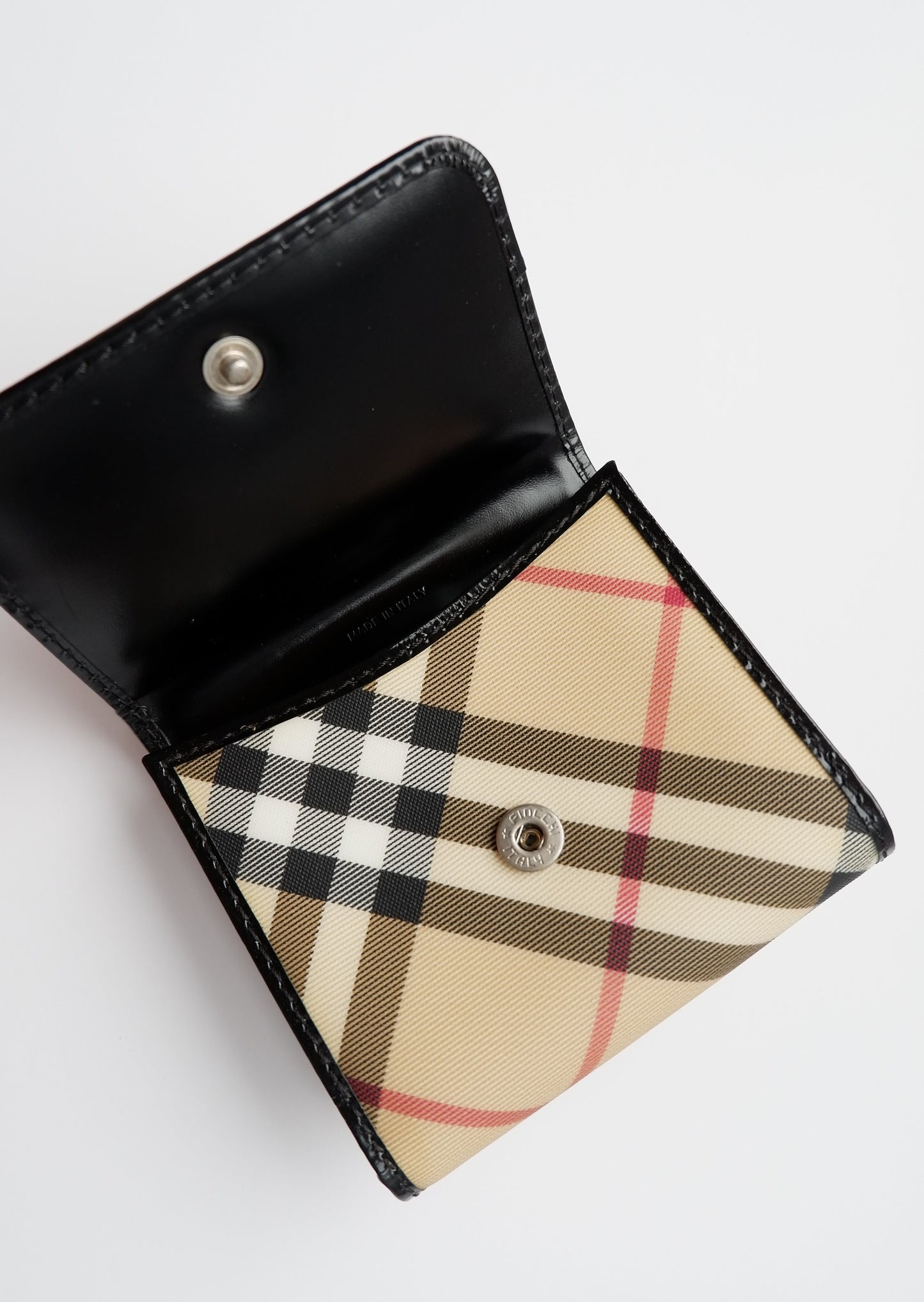 Authentic Preowned Burberry Nova Check Coated Canvas Bi-Fold Wallet