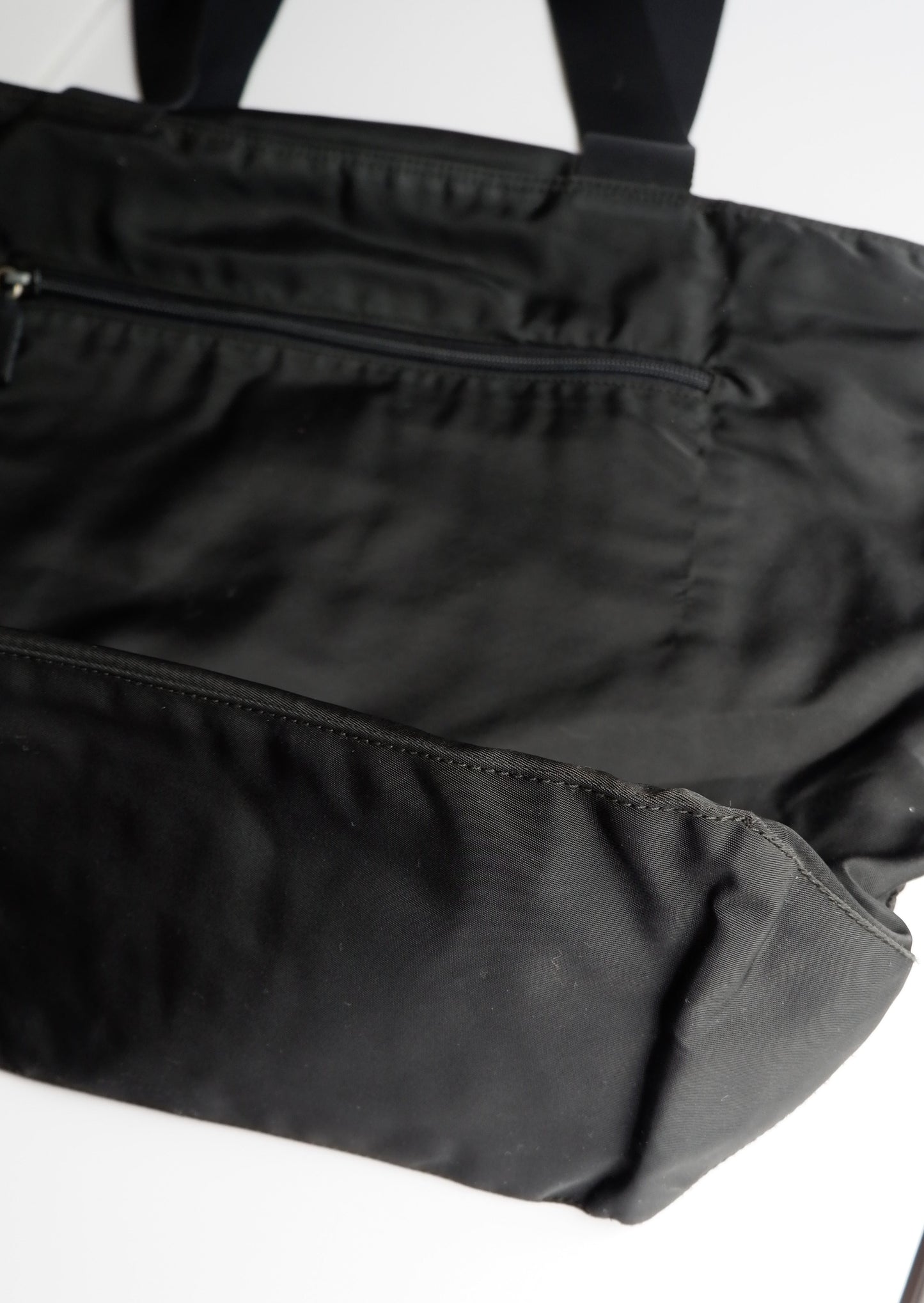 Authentic Preowned Prada Black Nylon Large Tote Bag