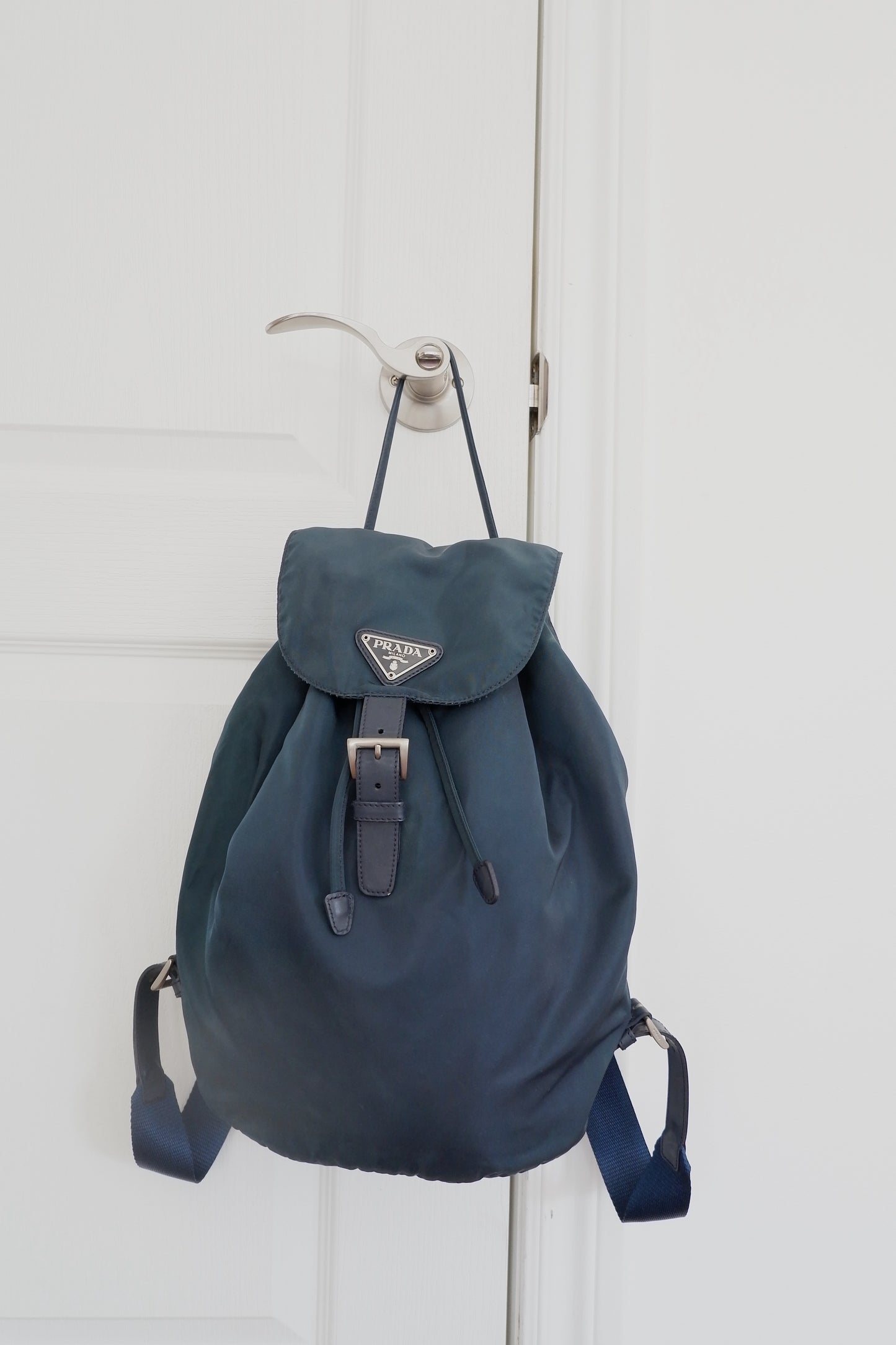 Authentic Preowned Prada Navy Nylon Backpack