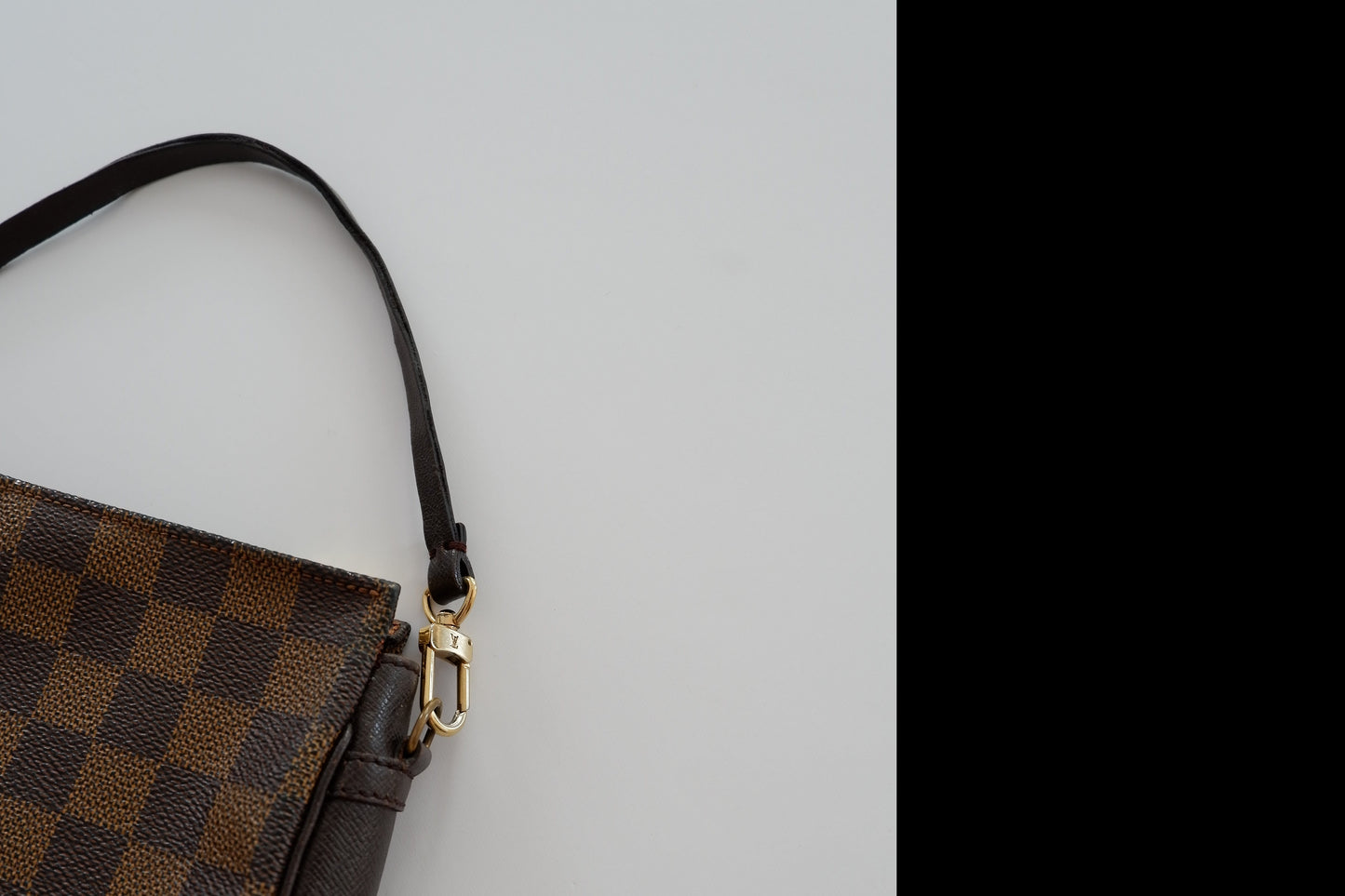 Authentic Preowned Louis Vuitton Damier Ebene Tousse Accessory Pouch