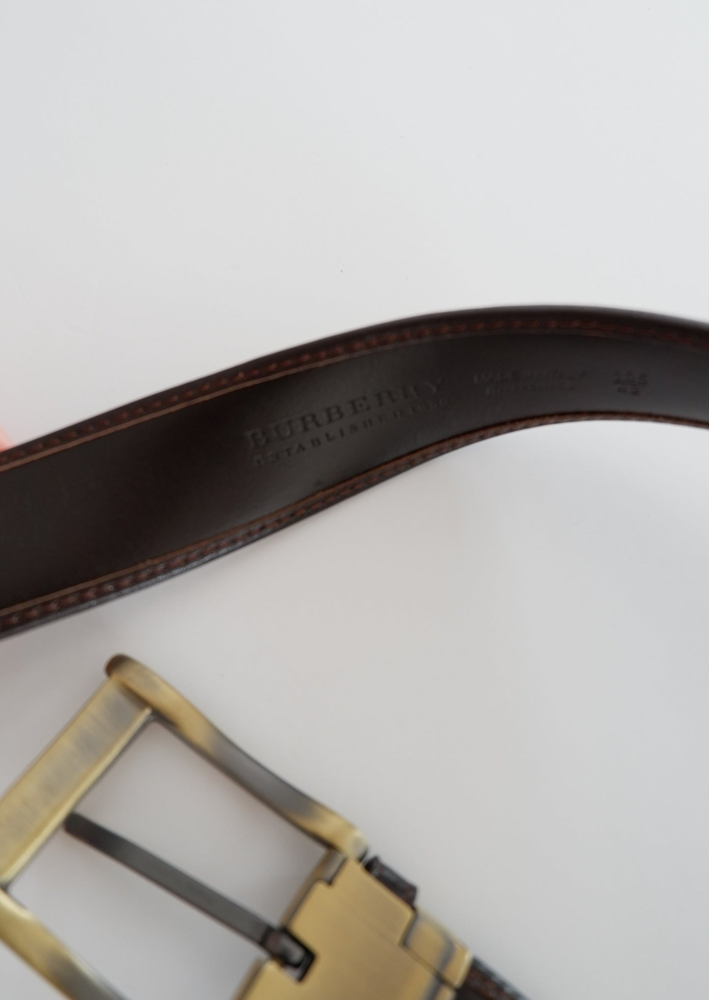 Authentic Preowned Burberry Nova Check Coated Canvas Belt - 105/42