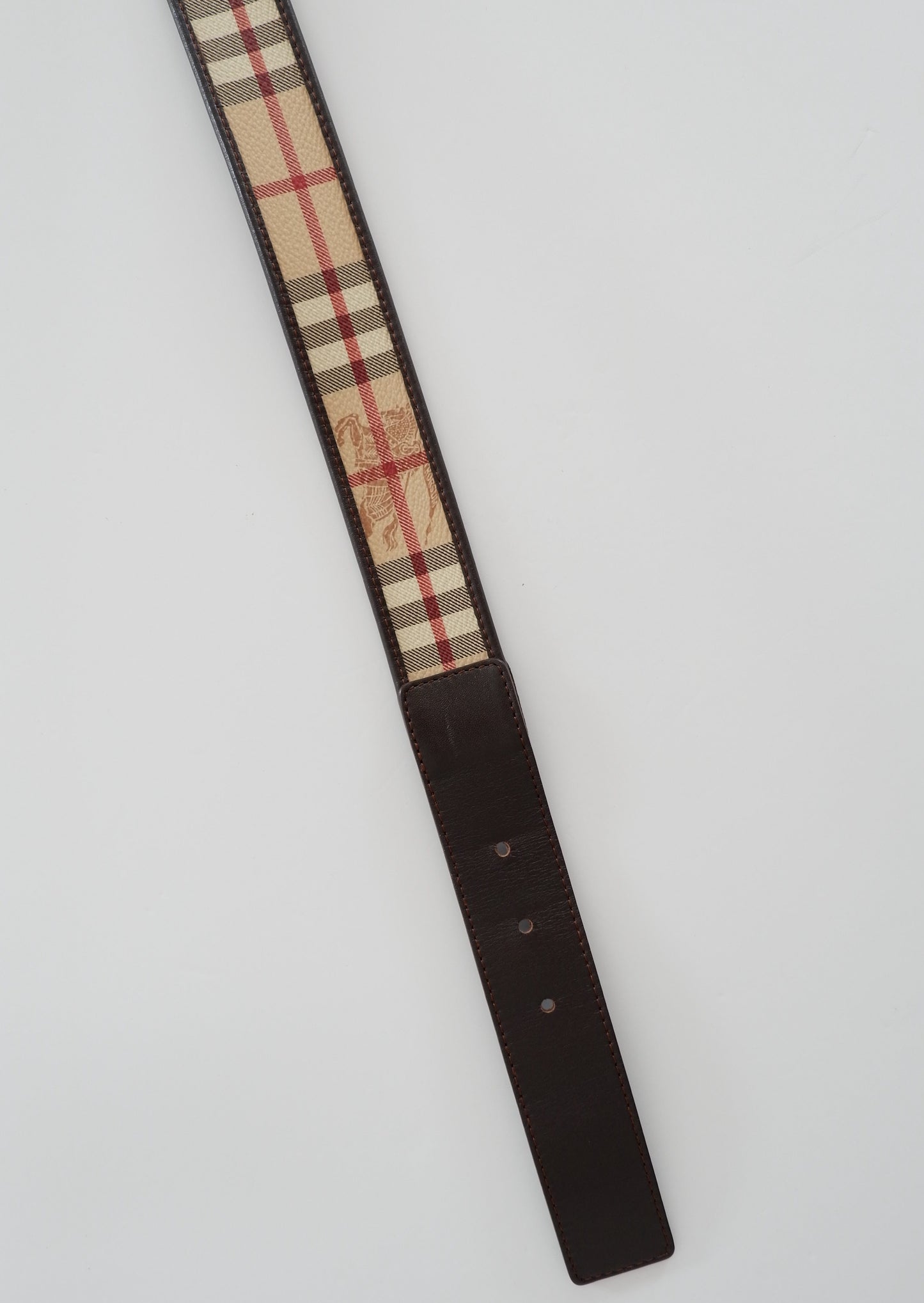 Authentic Preowned Burberry Nova Check Coated Canvas Belt - 105/42