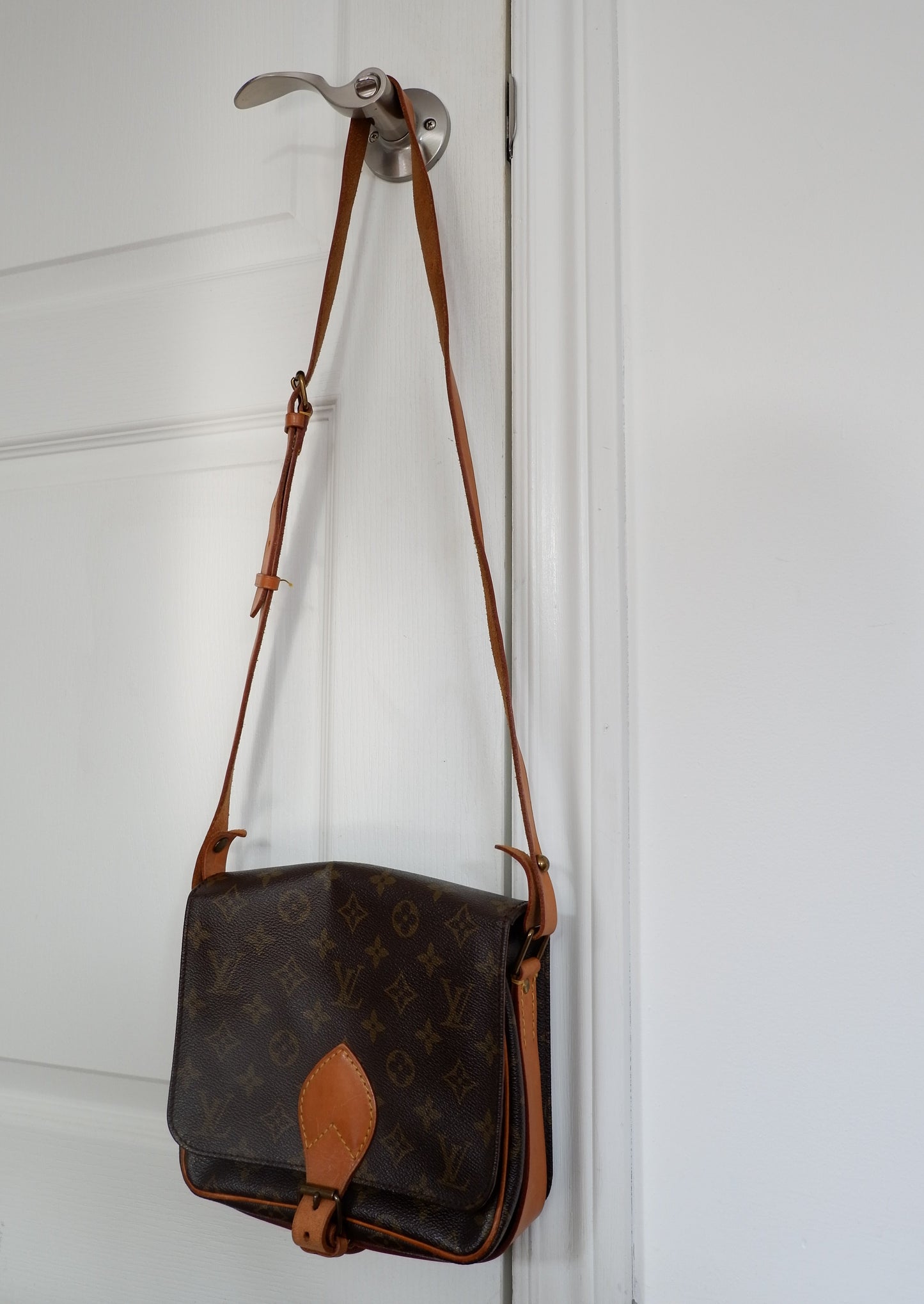 Authentic Preowned Vintage Louis Vuitton Cartouchiere Crossbody Bag