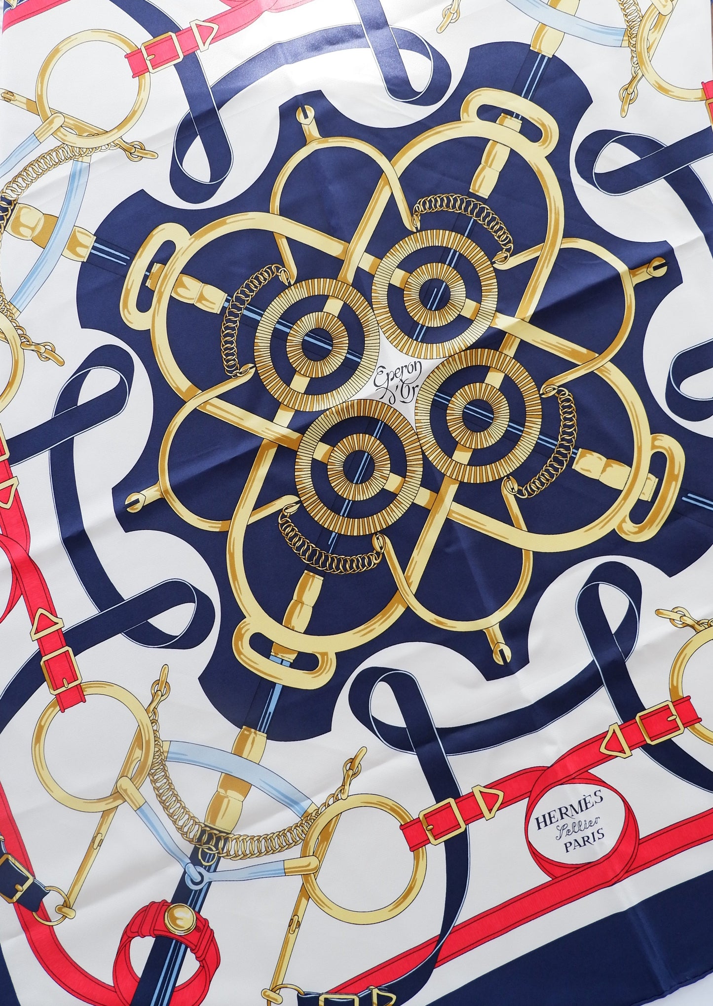 Authentic Preowned Hermes Silk Carre Scarf