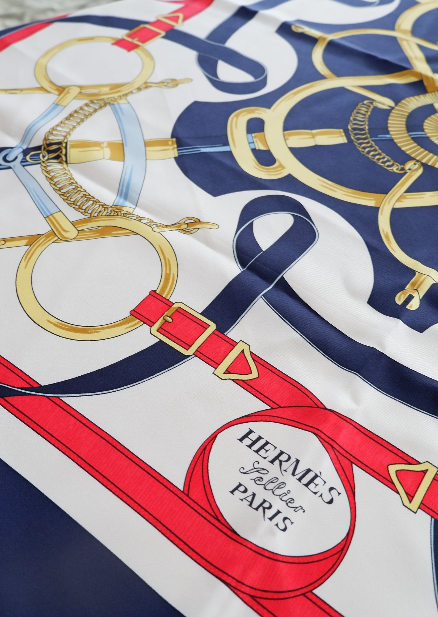 Authentic Preowned Hermes Silk Carre Scarf