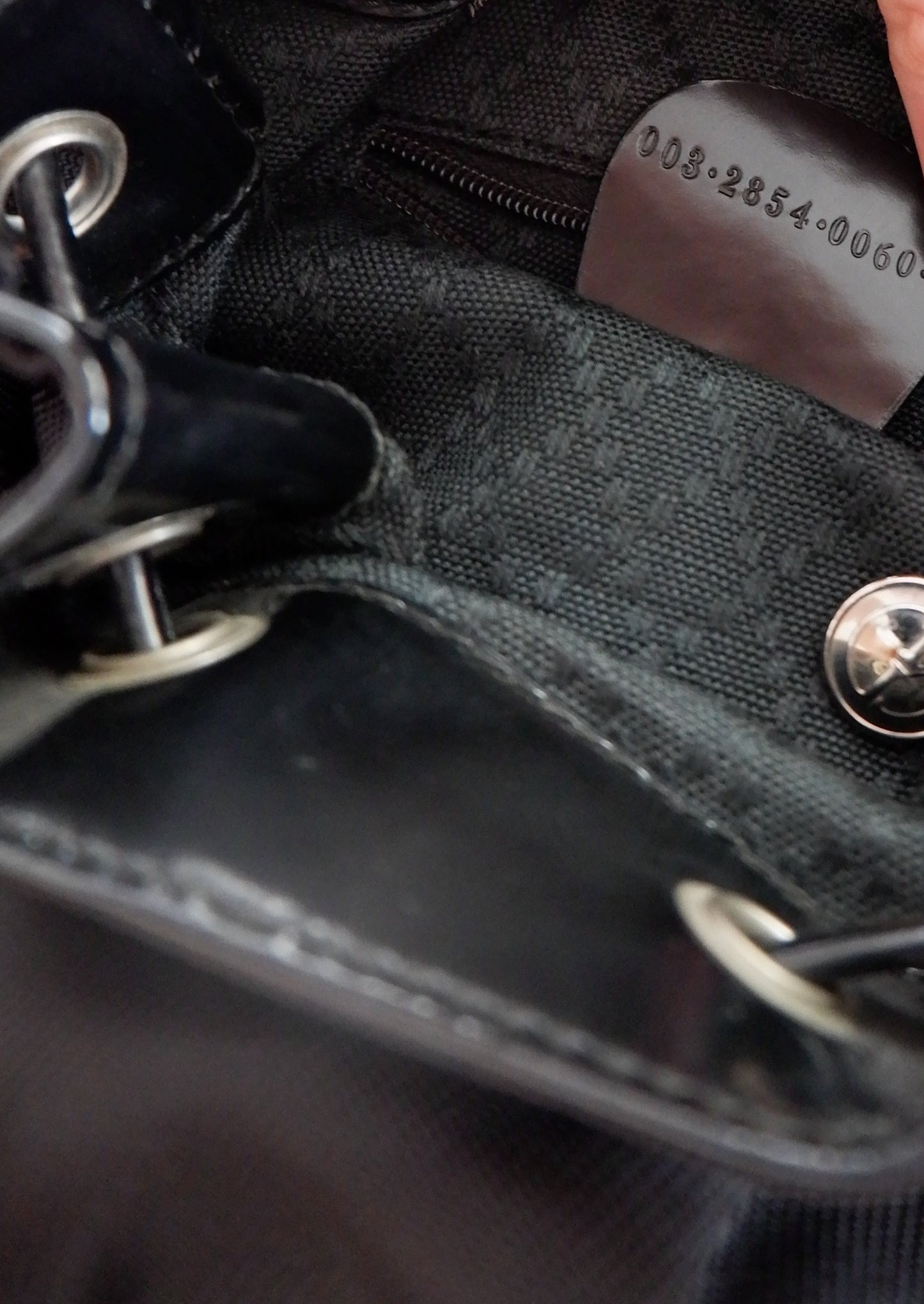 Authentic Preowned Vintage Gucci Black Bamboo Two Way Bag