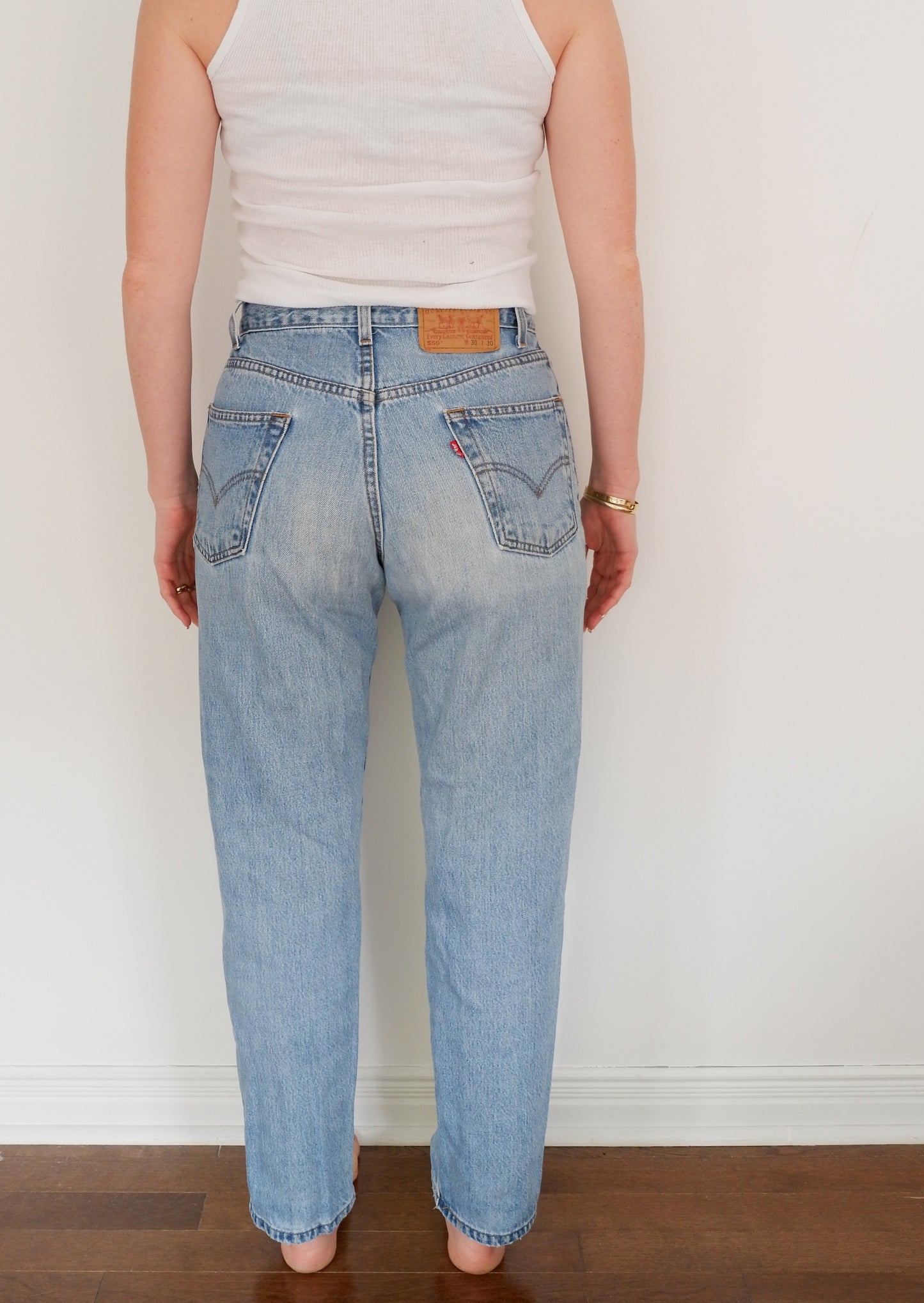 Levis Vintage Medium Light Wash Jeans - 30